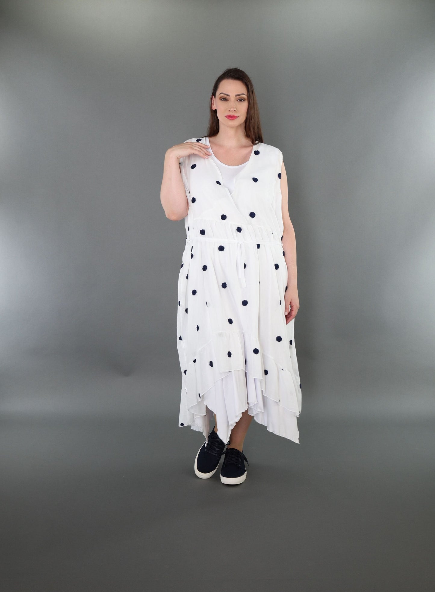 7115 "Marelia" A-Shape Sleeveless Dress