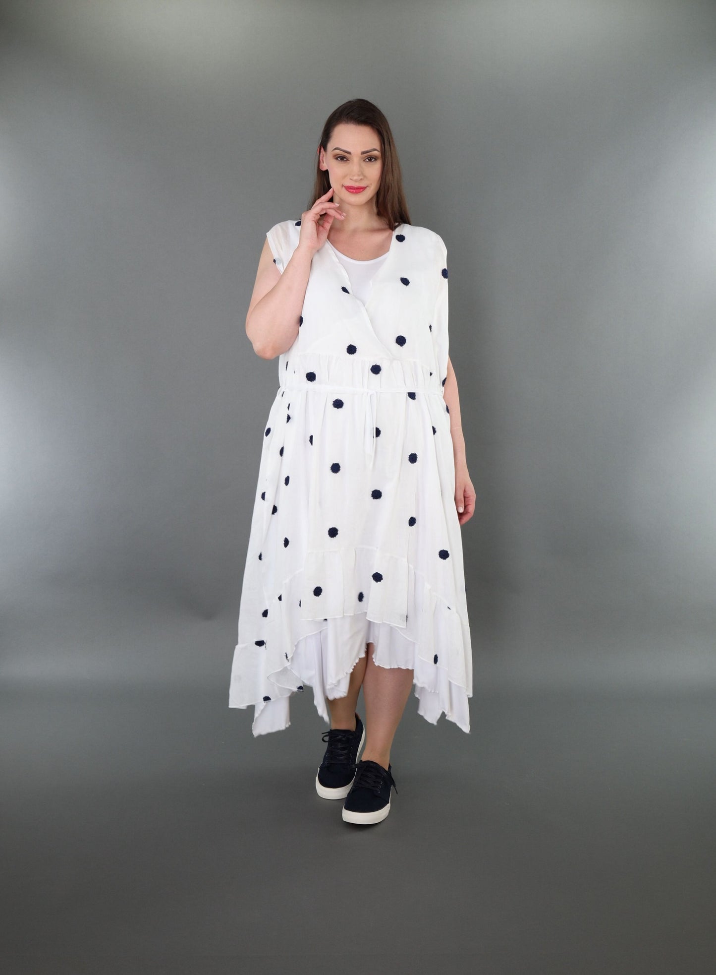 7115 "Marelia" A-Shape Sleeveless Dress