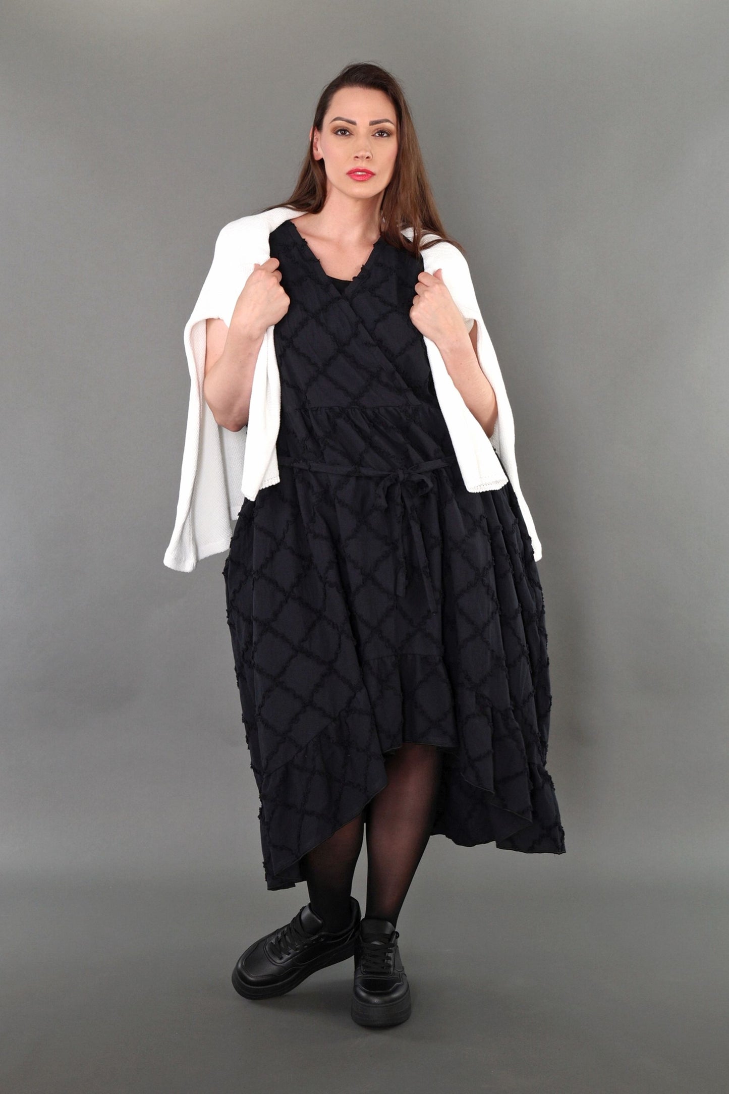 7115 "Brezza" A-Shape Sleeveless Dress