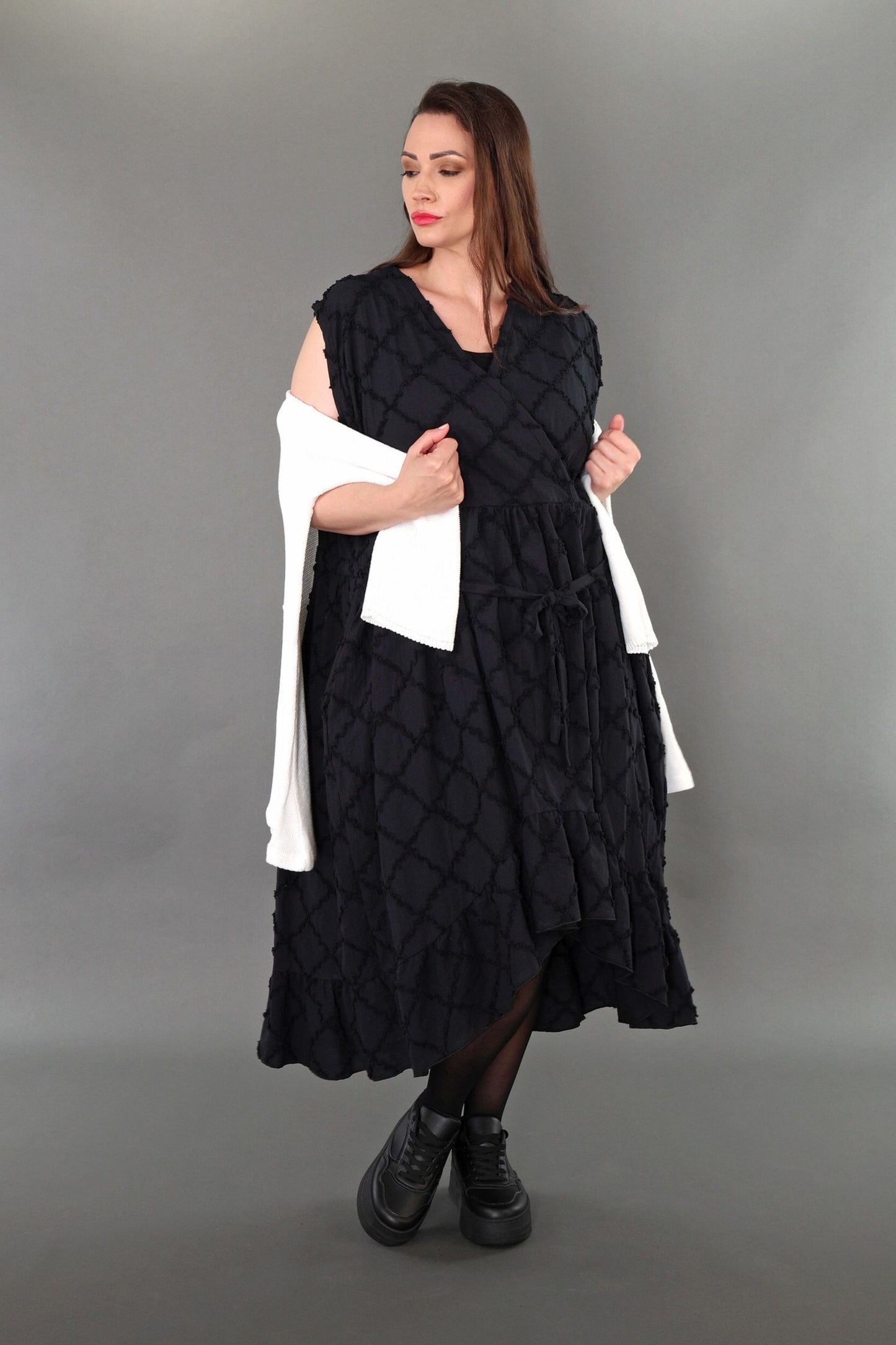 7115 "Brezza" A-Shape Sleeveless Dress