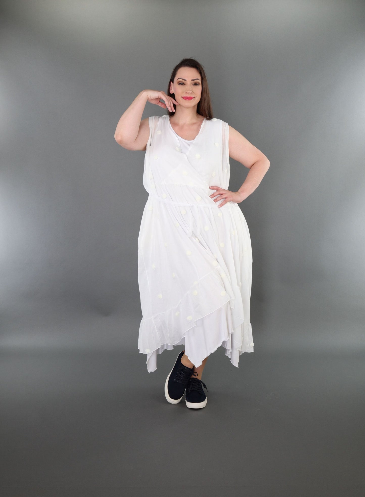 7115 "Marelia" A-Shape Sleeveless Dress