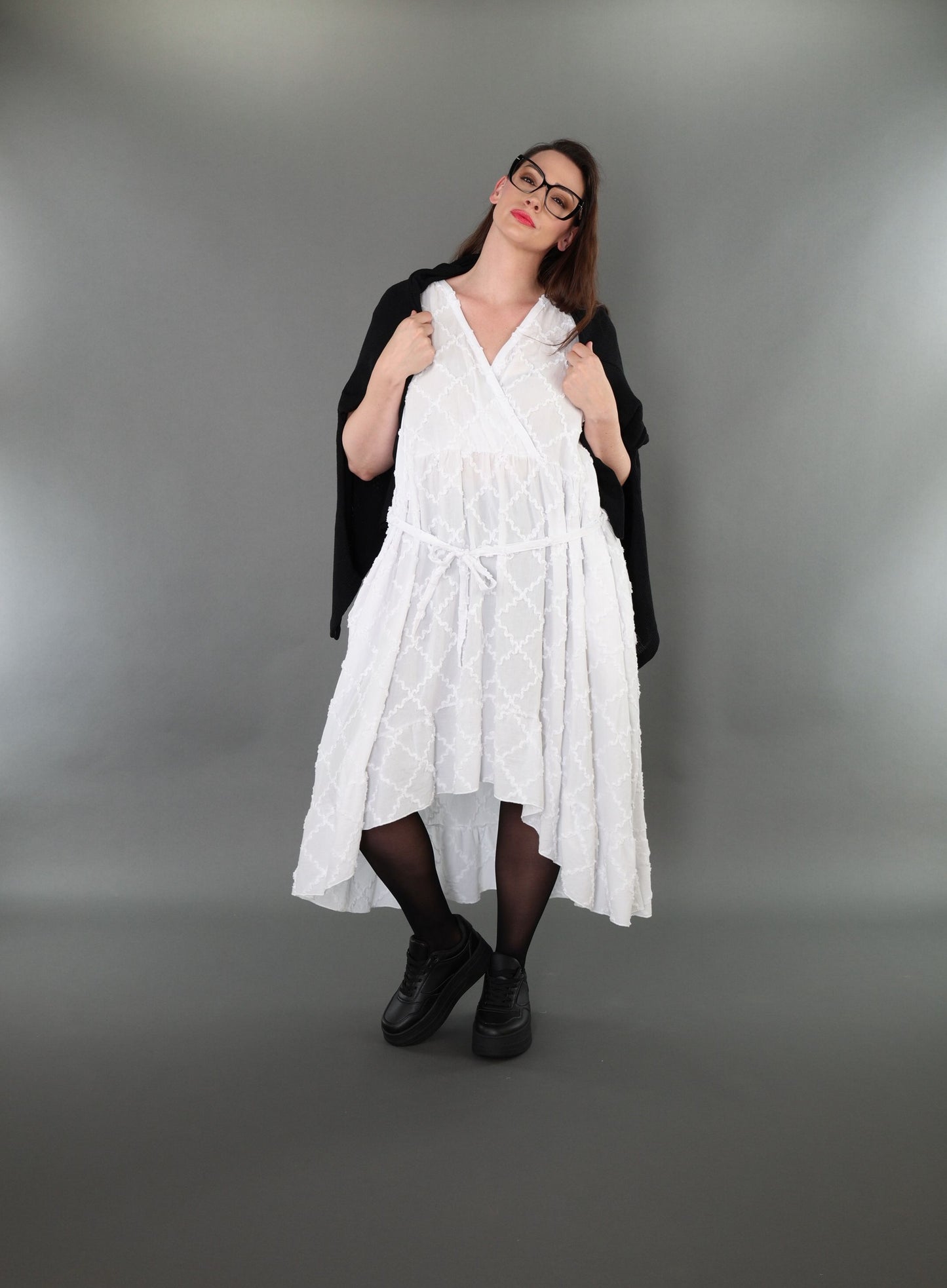 7115 "Brezza" A-Shape Sleeveless Dress