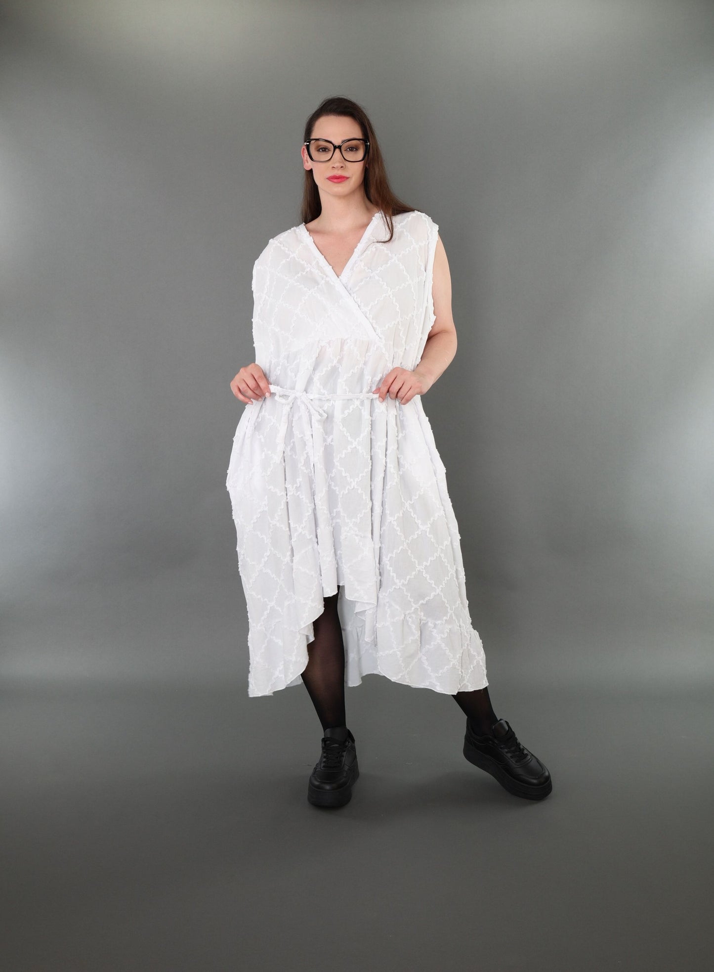 7115 "Brezza" A-Shape Sleeveless Dress