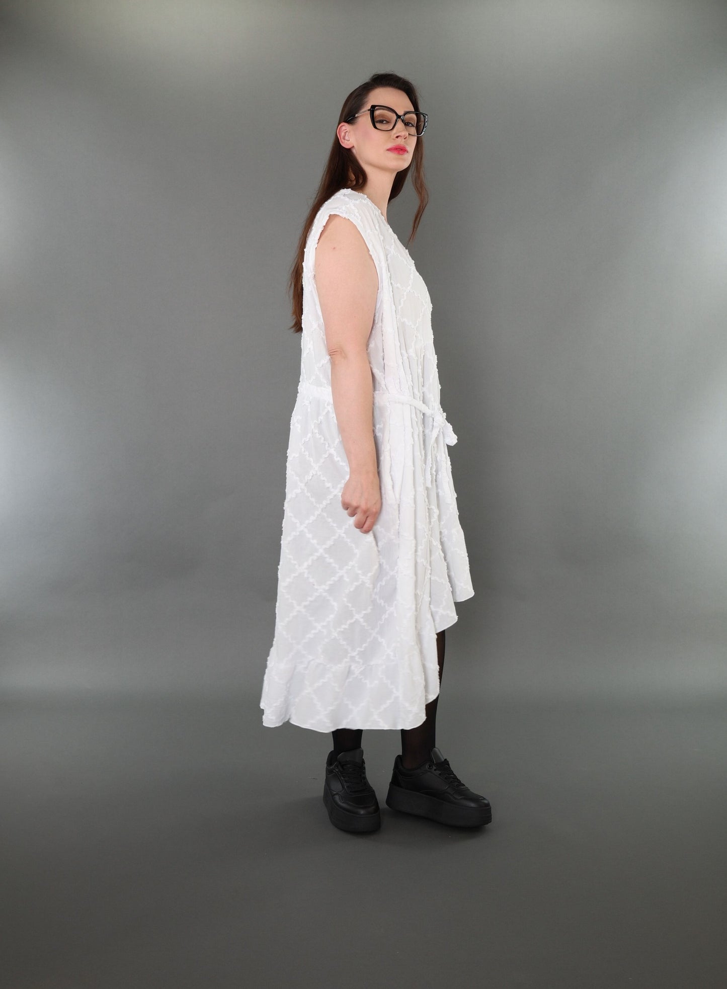 7115 "Brezza" A-Shape Sleeveless Dress