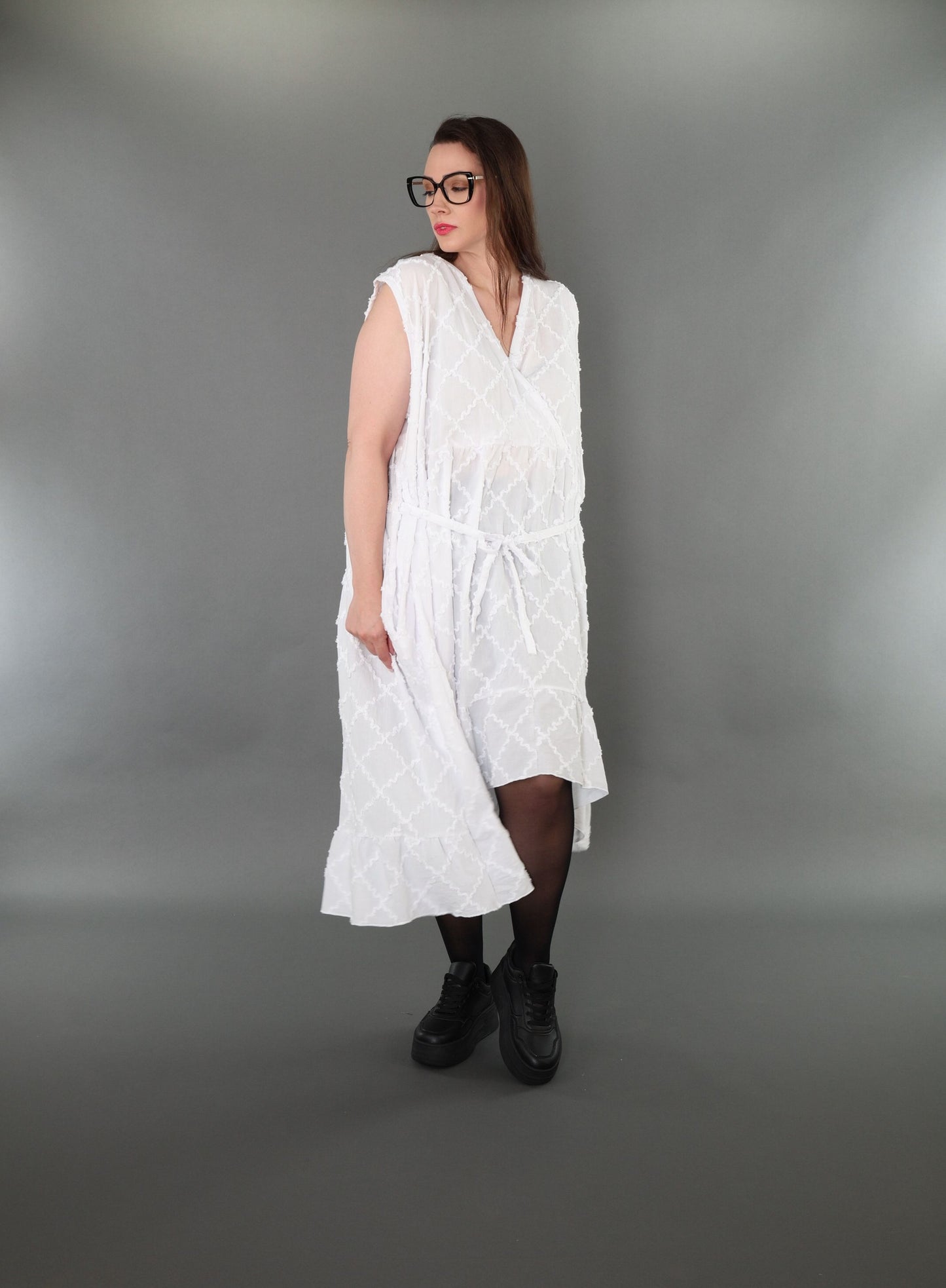 7115 "Brezza" A-Shape Sleeveless Dress