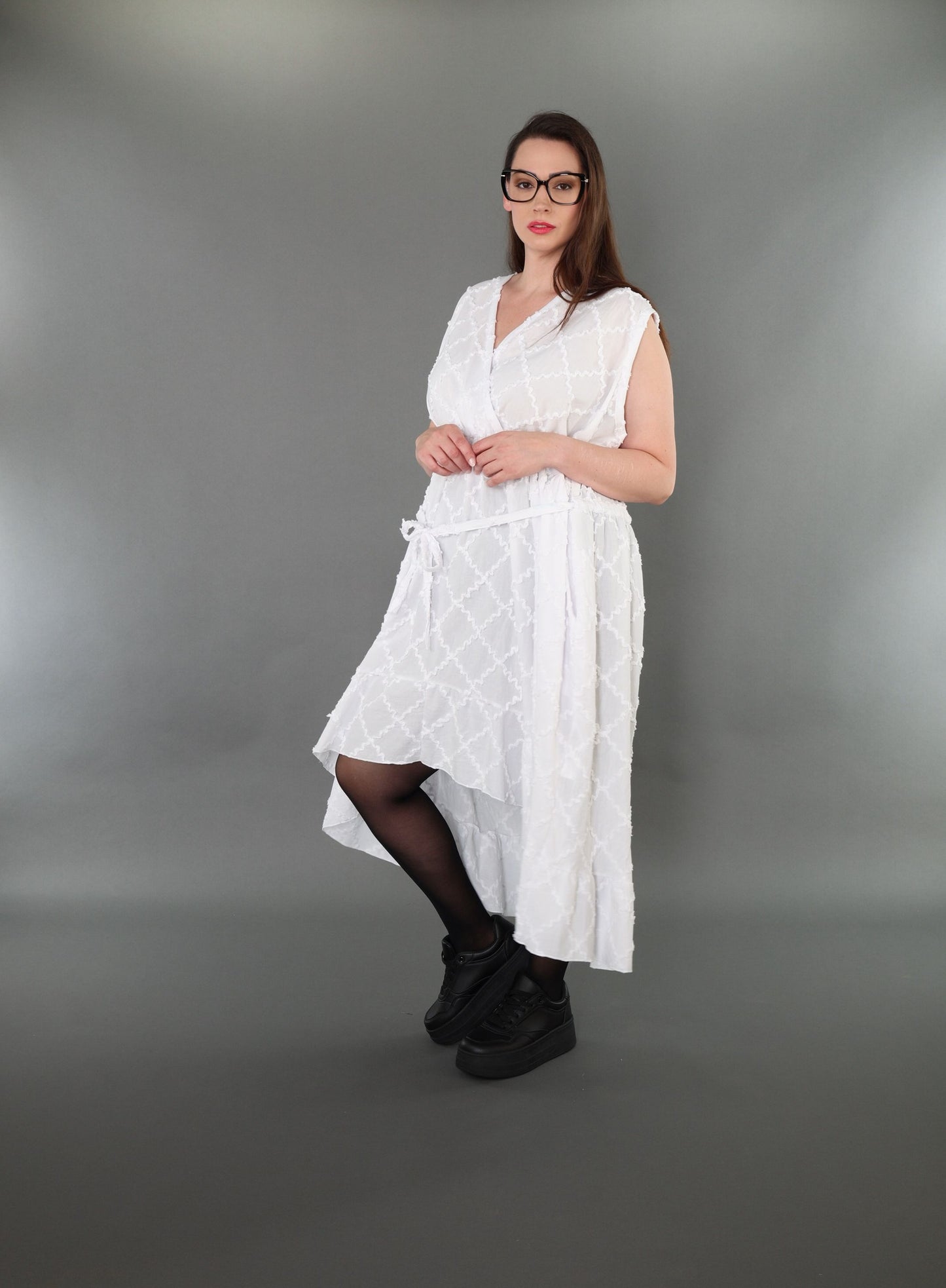 7115 "Brezza" A-Shape Sleeveless Dress