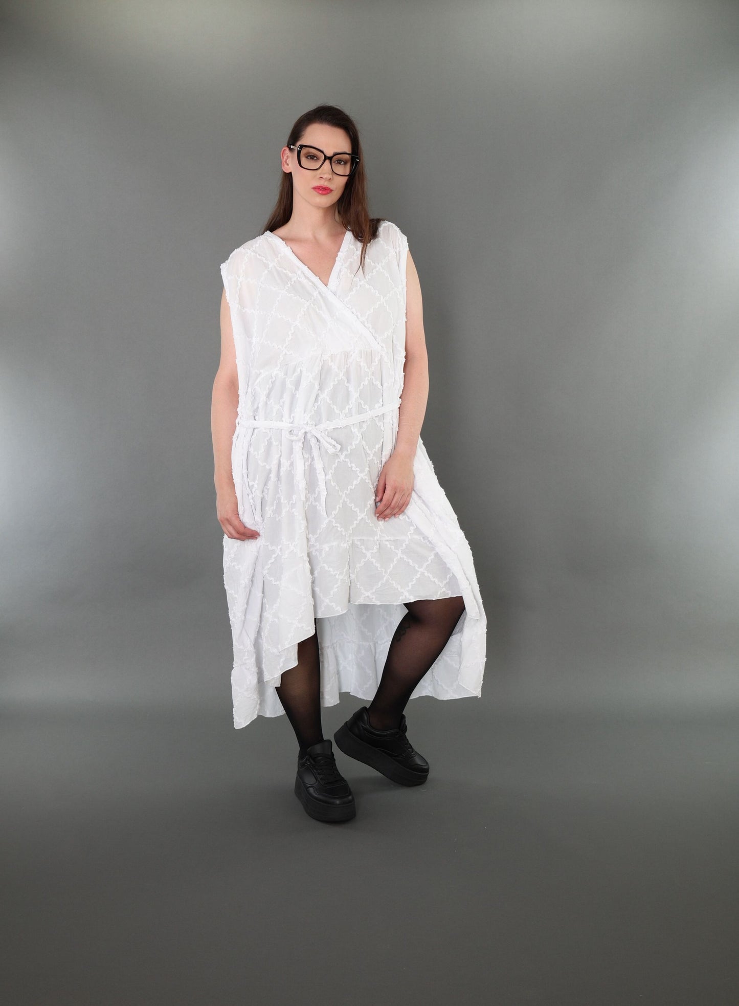 7115 "Brezza" A-Shape Sleeveless Dress