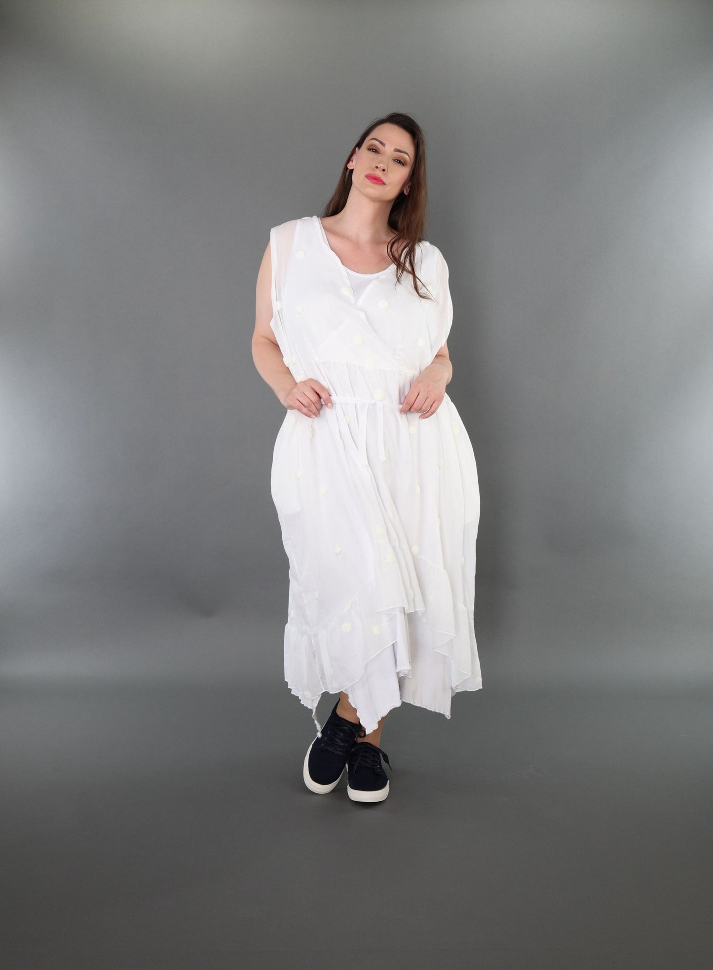 7115 "Marelia" A-Shape Sleeveless Dress