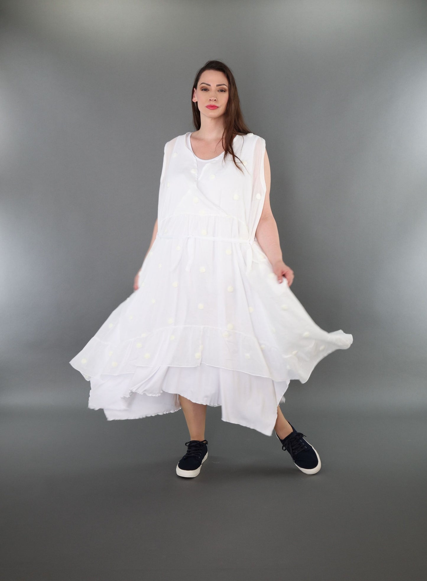 7115 "Marelia" A-Shape Sleeveless Dress