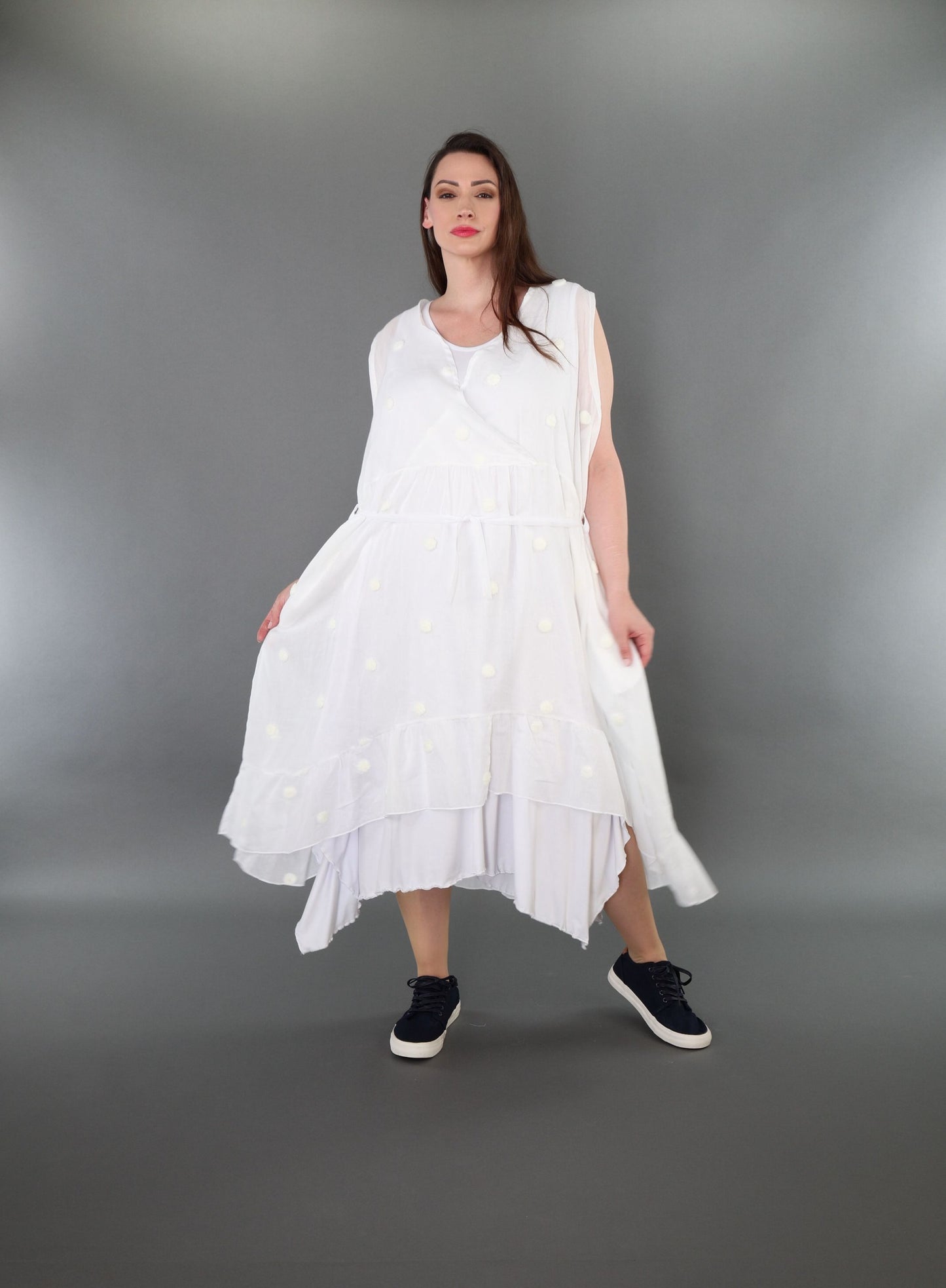 7115 "Marelia" A-Shape Sleeveless Dress