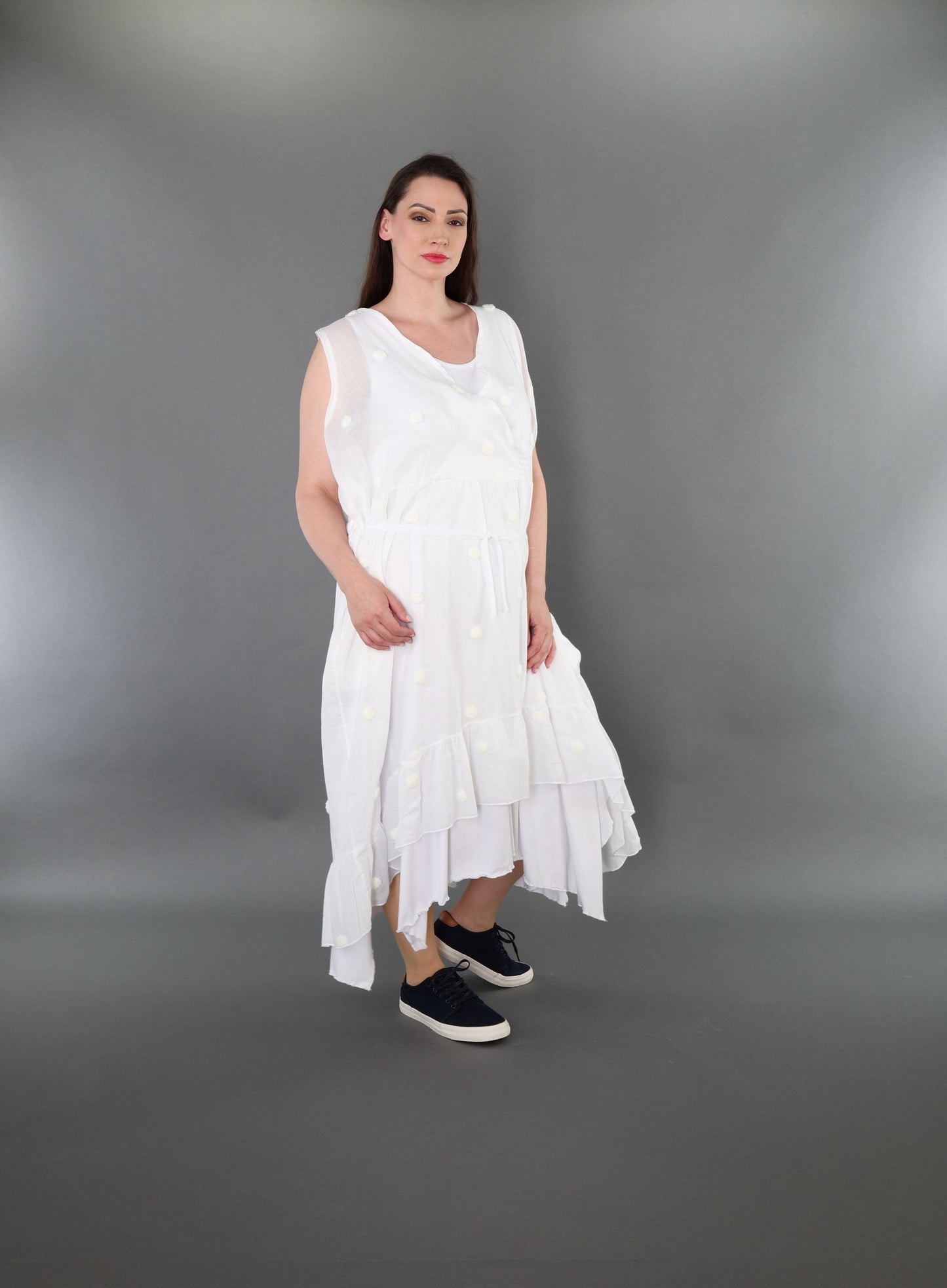 7115 "Marelia" A-Shape Sleeveless Dress