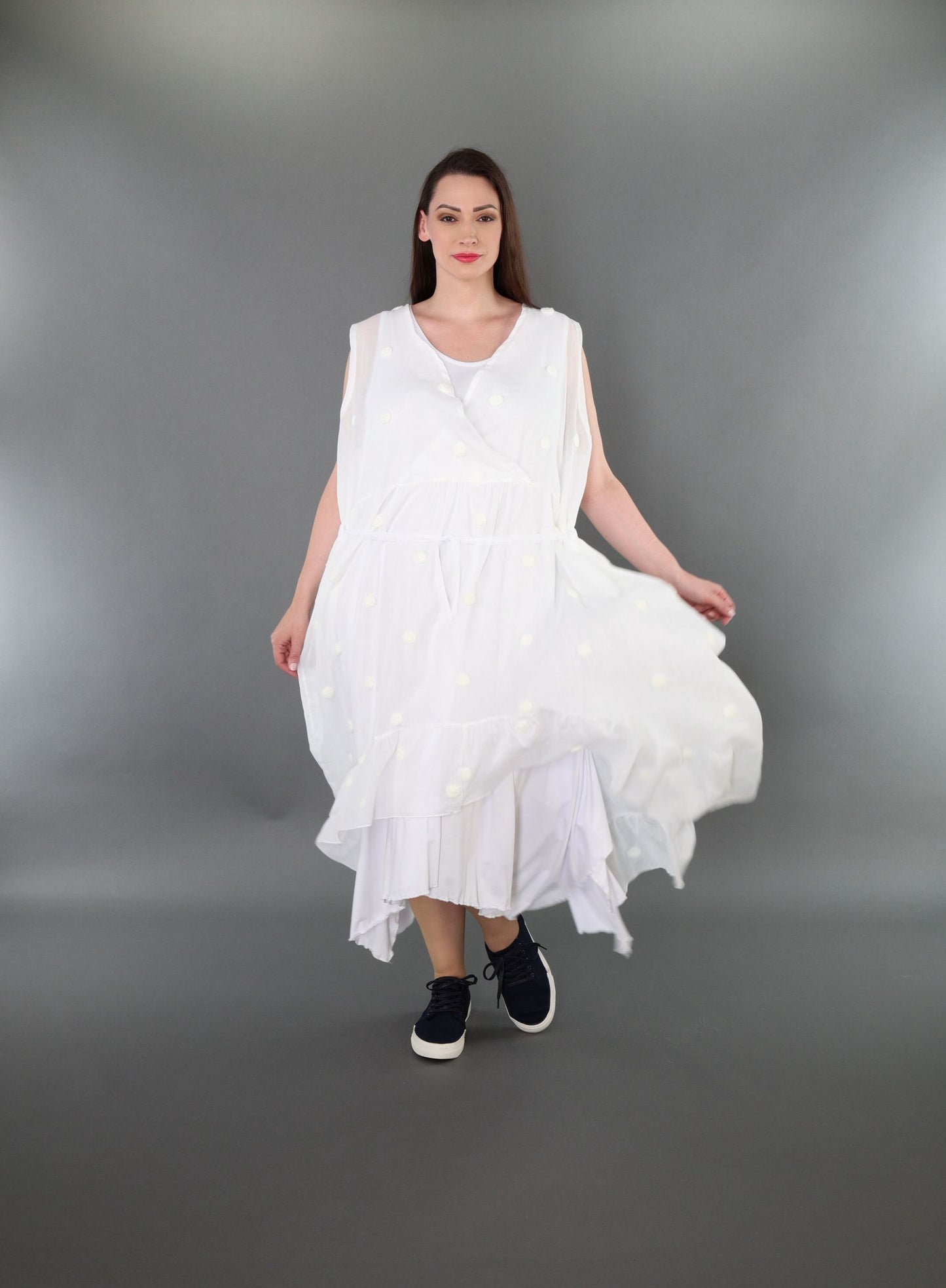 7115 "Marelia" A-Shape Sleeveless Dress