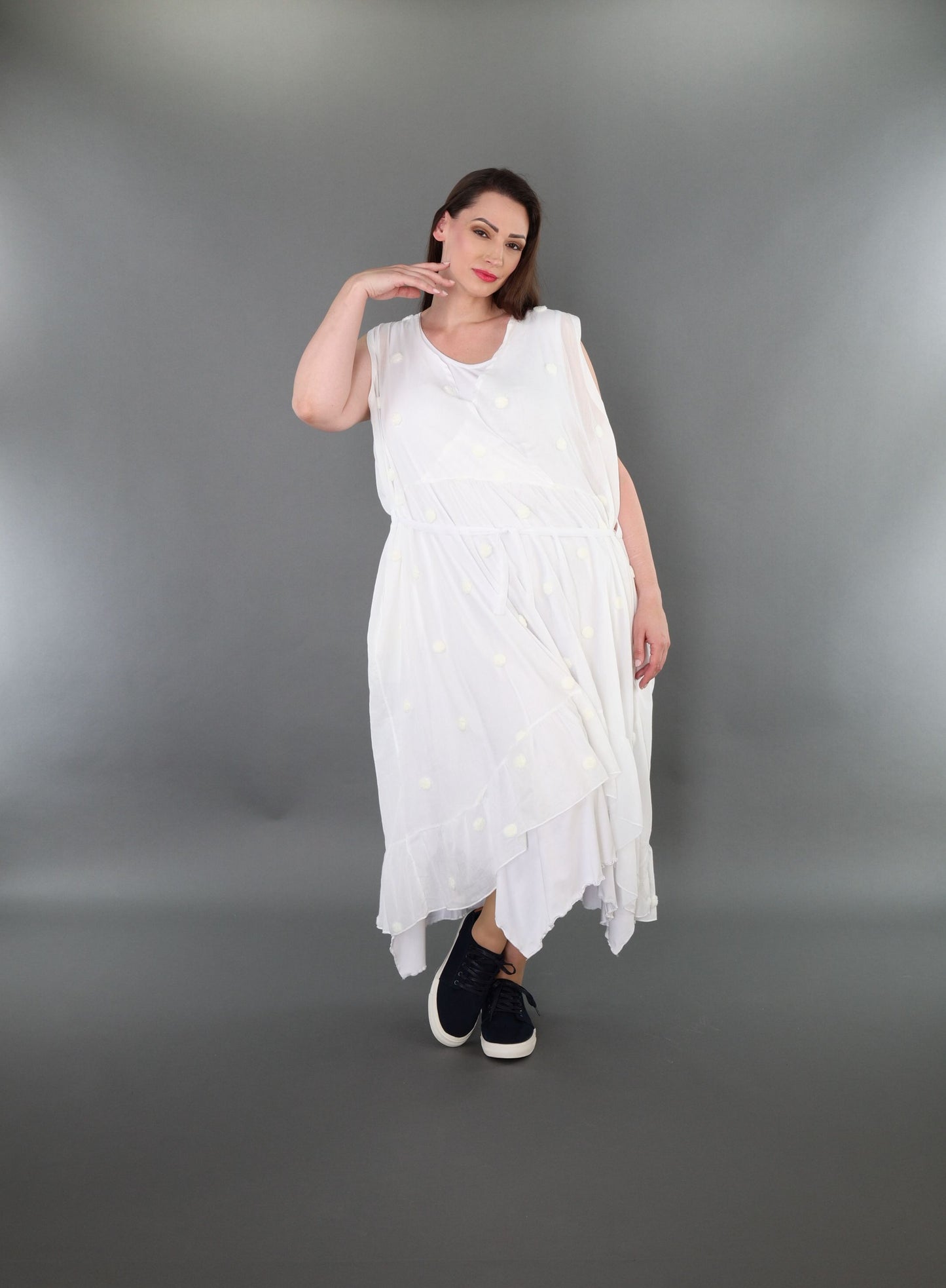 7115 "Marelia" A-Shape Sleeveless Dress