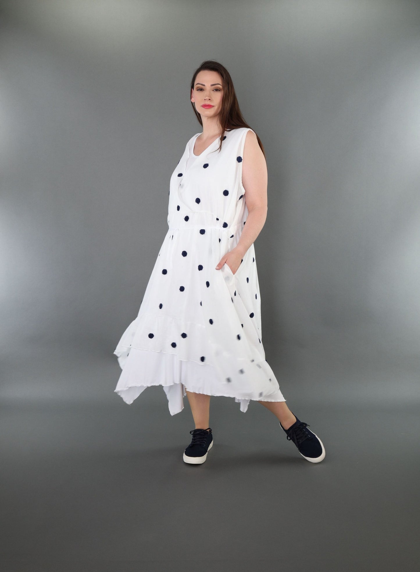 7115 "Marelia" A-Shape Sleeveless Dress