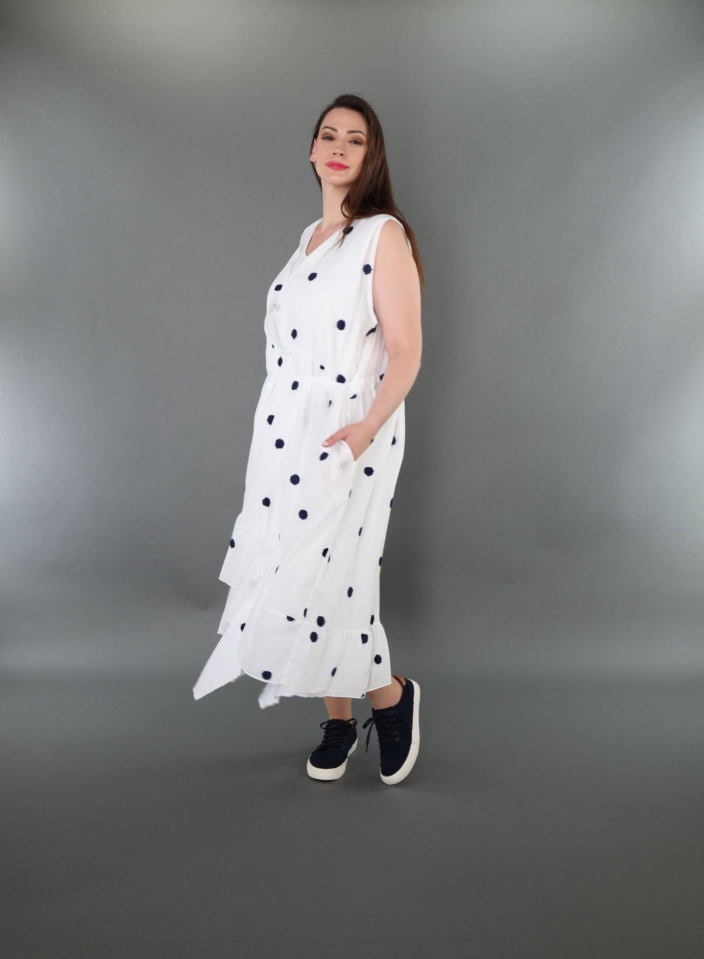 7115 "Marelia" A-Shape Sleeveless Dress