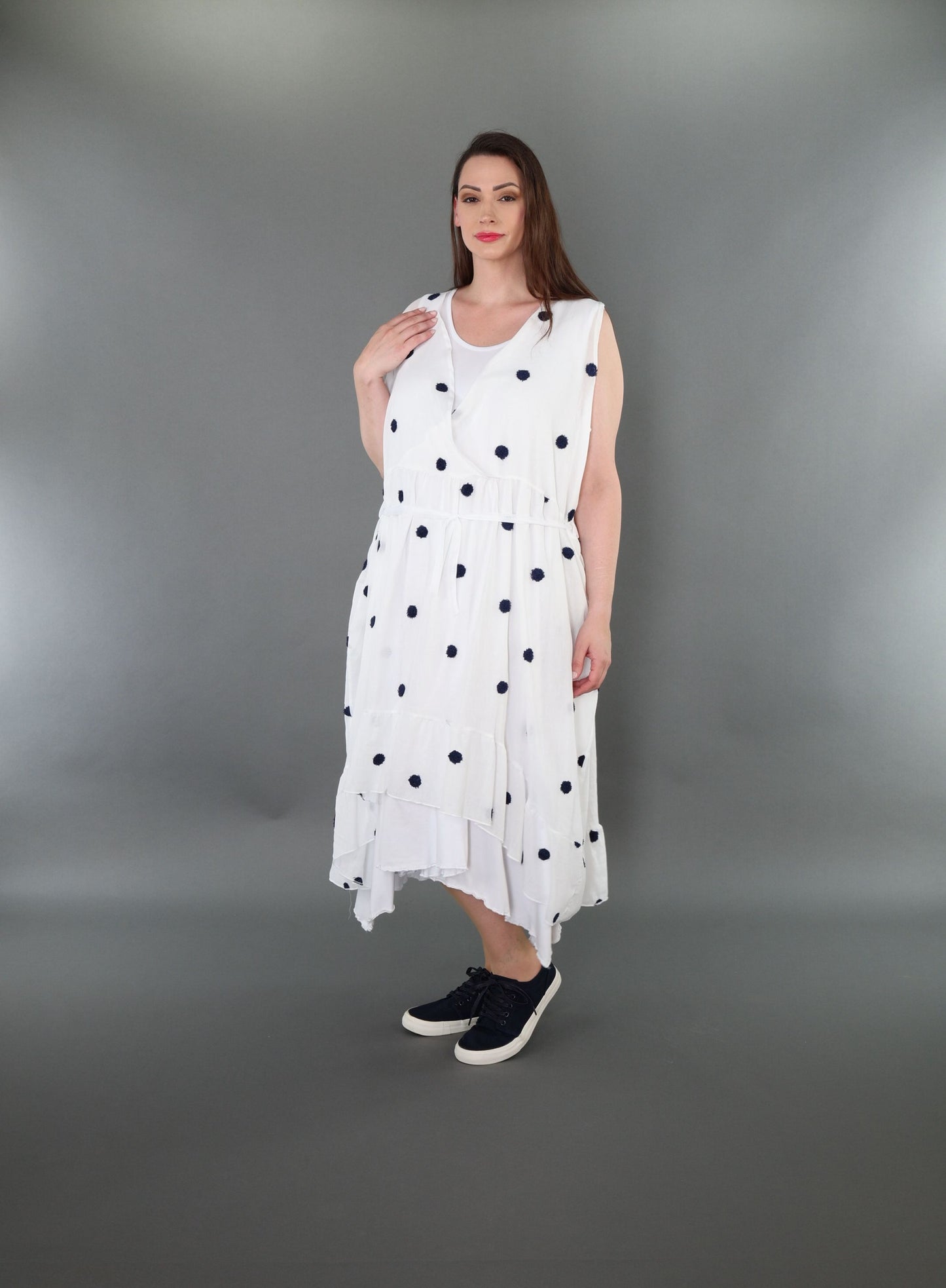 7115 "Marelia" A-Shape Sleeveless Dress