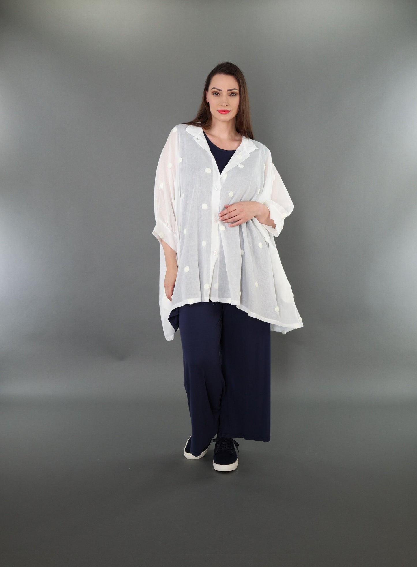 7116 "Marelia" Button-Up Jacket