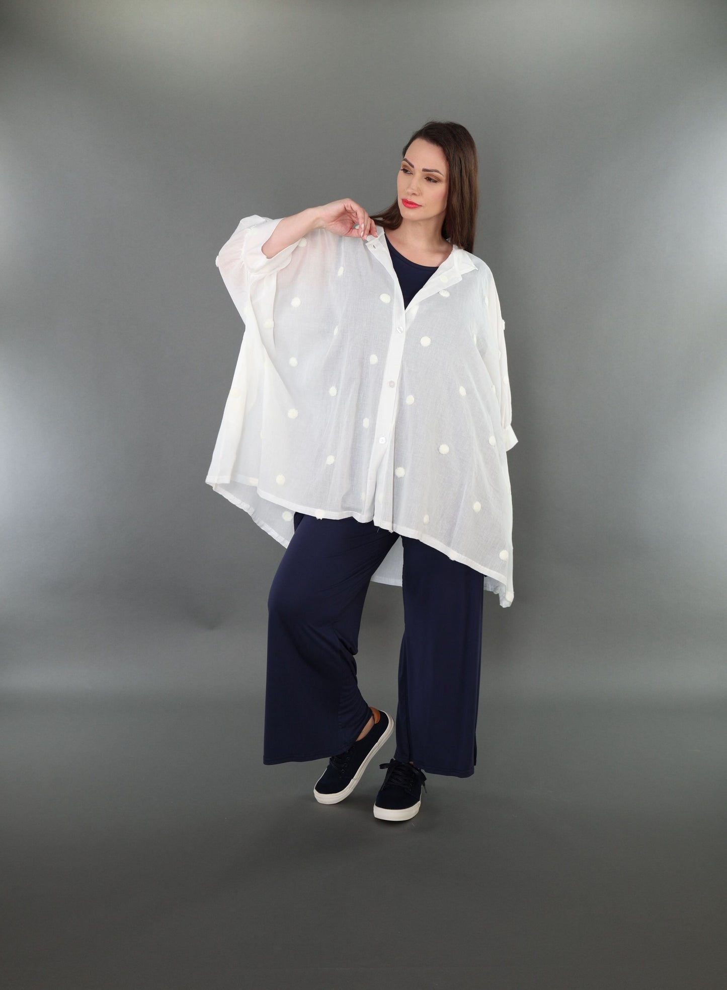 7116 "Marelia" Button-Up Jacket