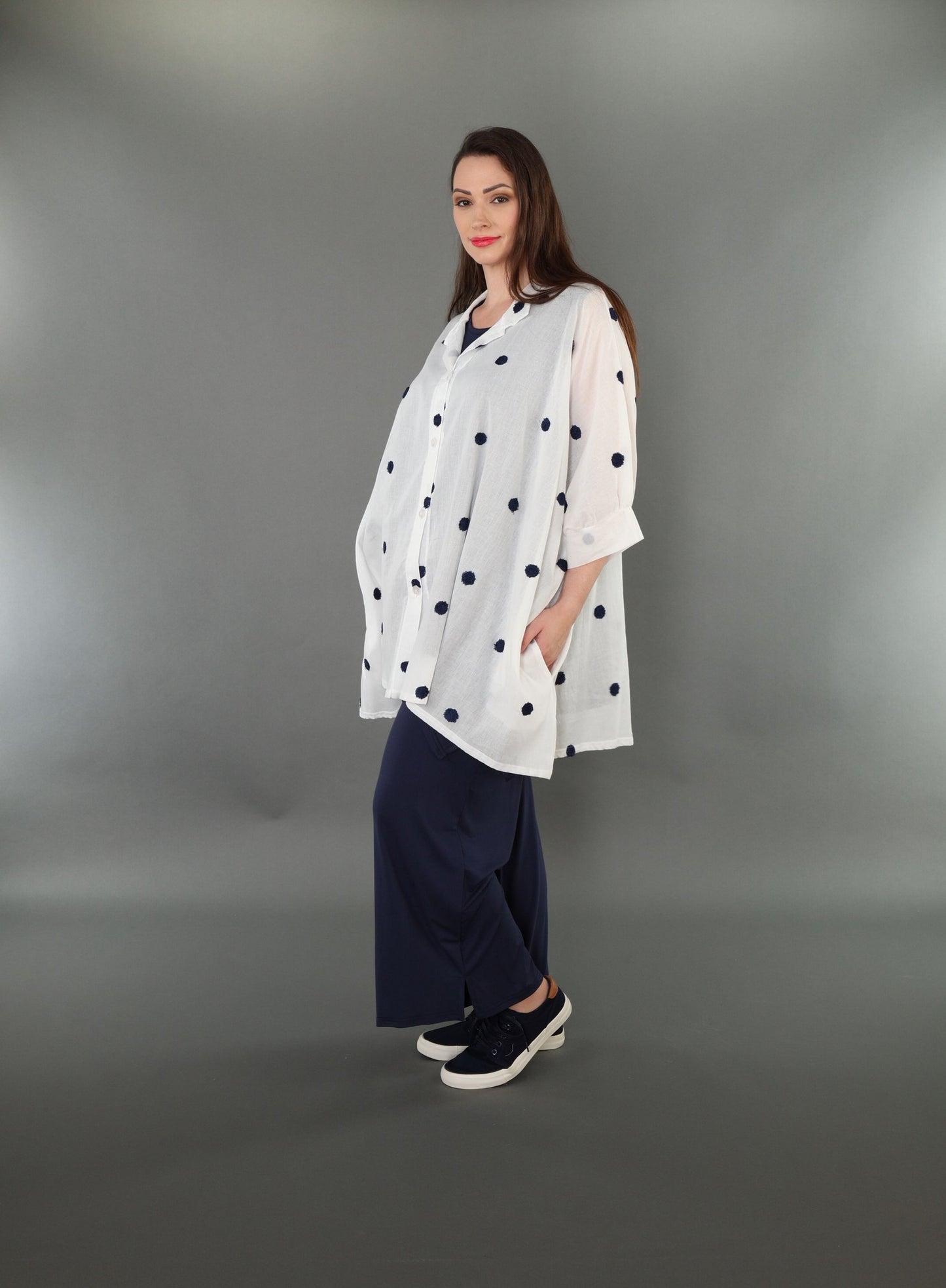 7116 "Marelia" Button-Up Jacket