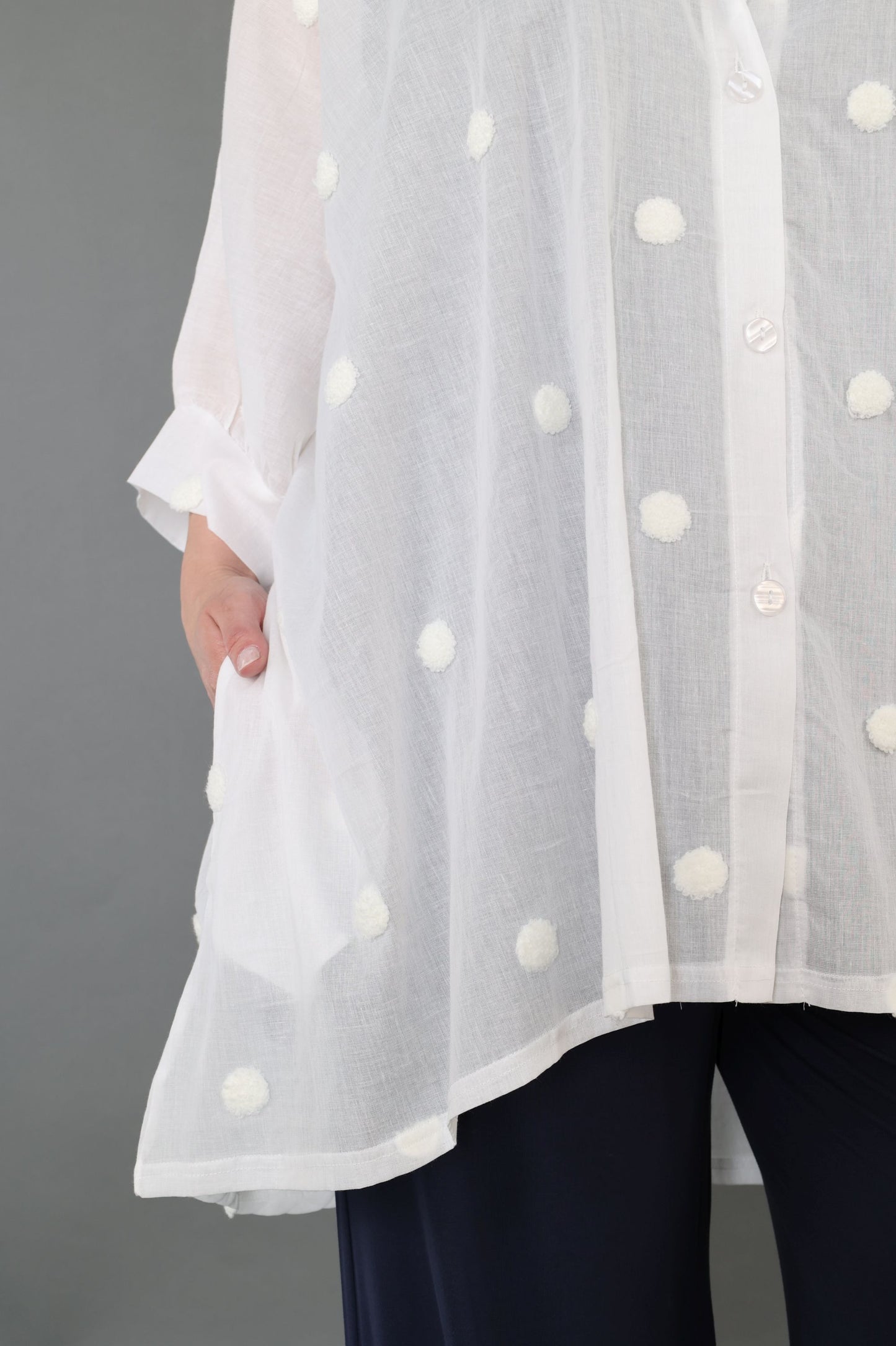 7116 "Marelia" Button-Up Jacket