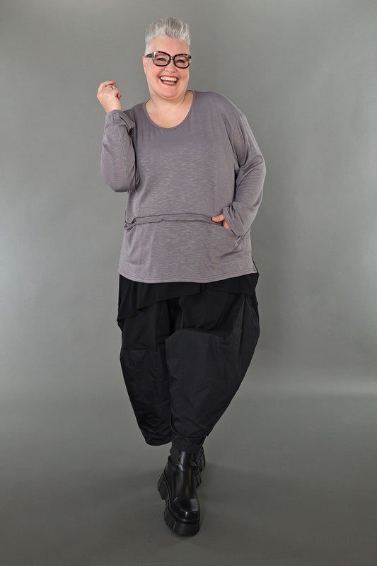 7130 "Celine" Top - Grey