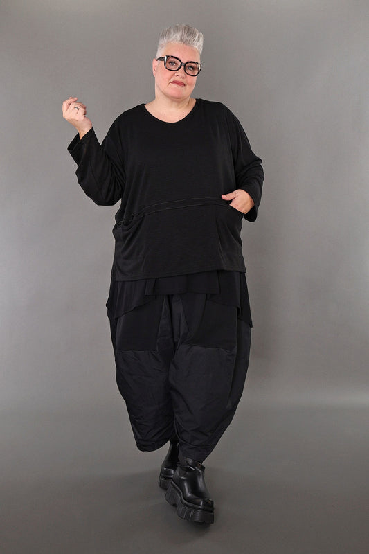 7130 "Celine" Top - Black