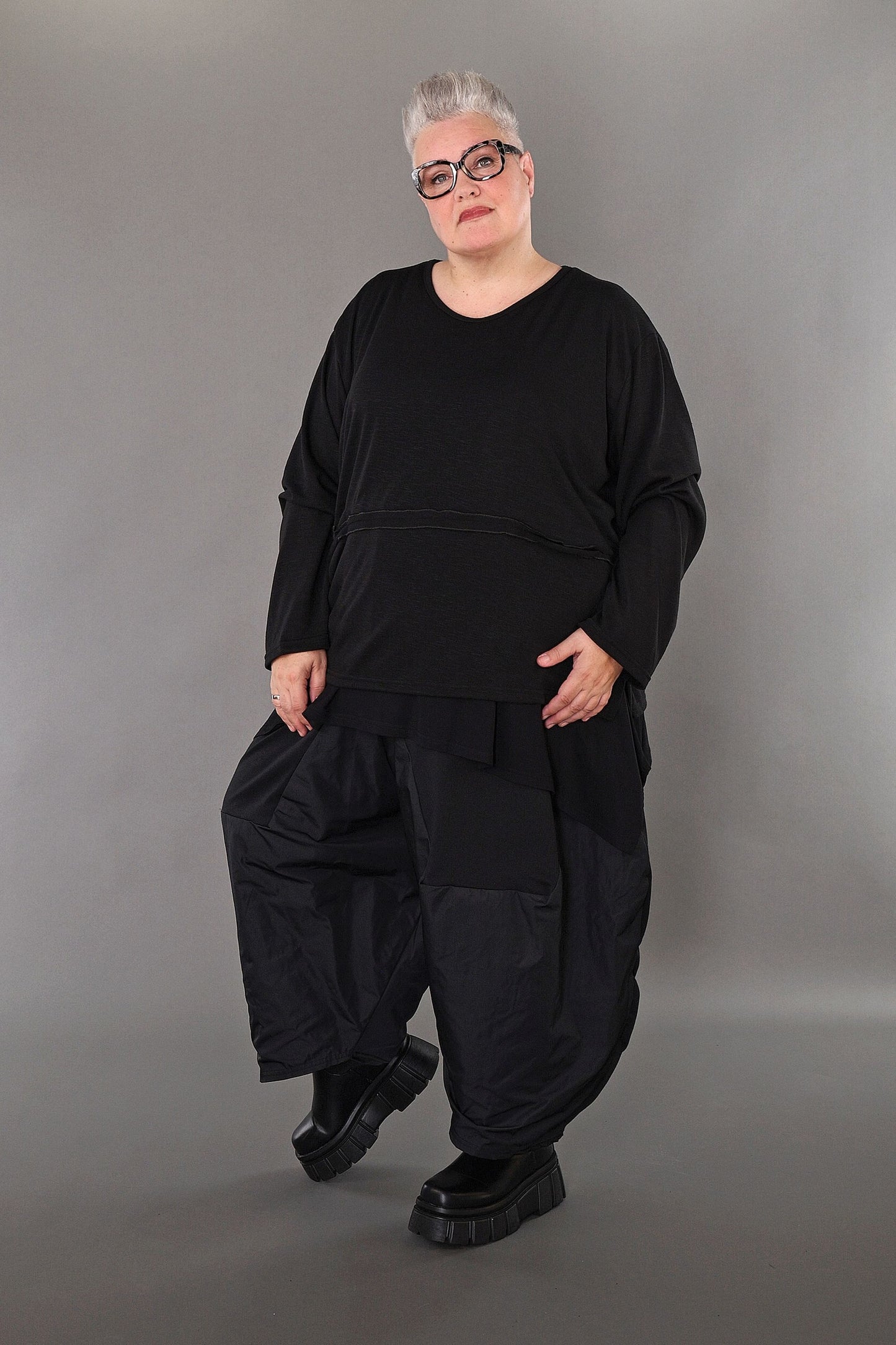 7130 "Celine" Top - Black