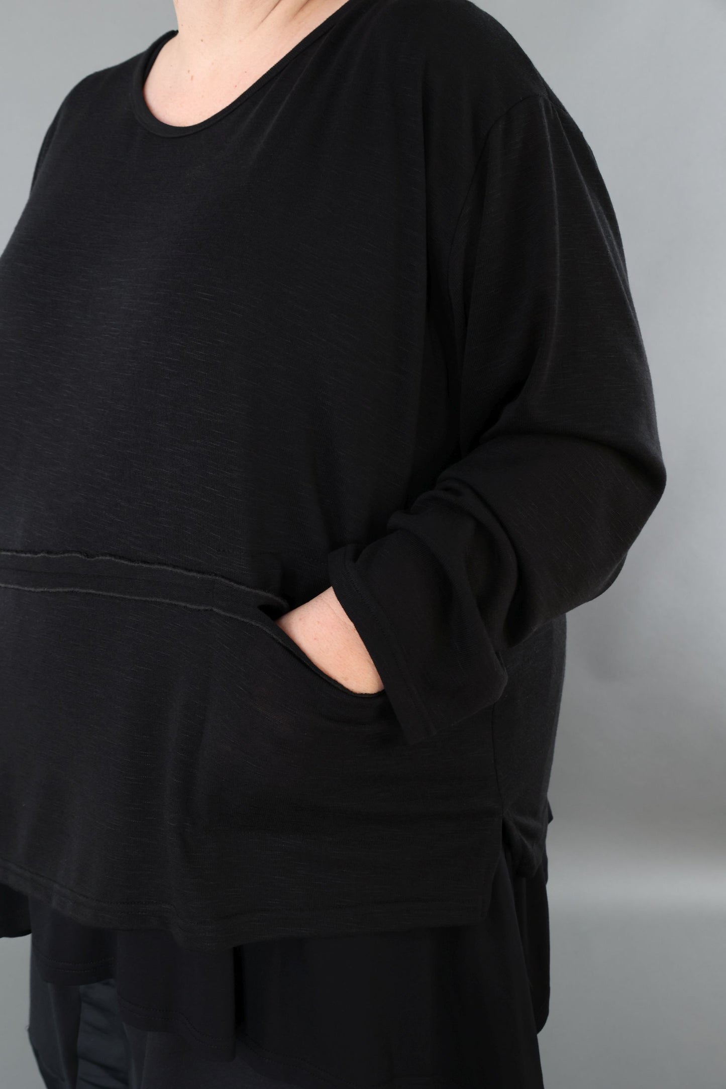 7130 "Celine" Top - Black