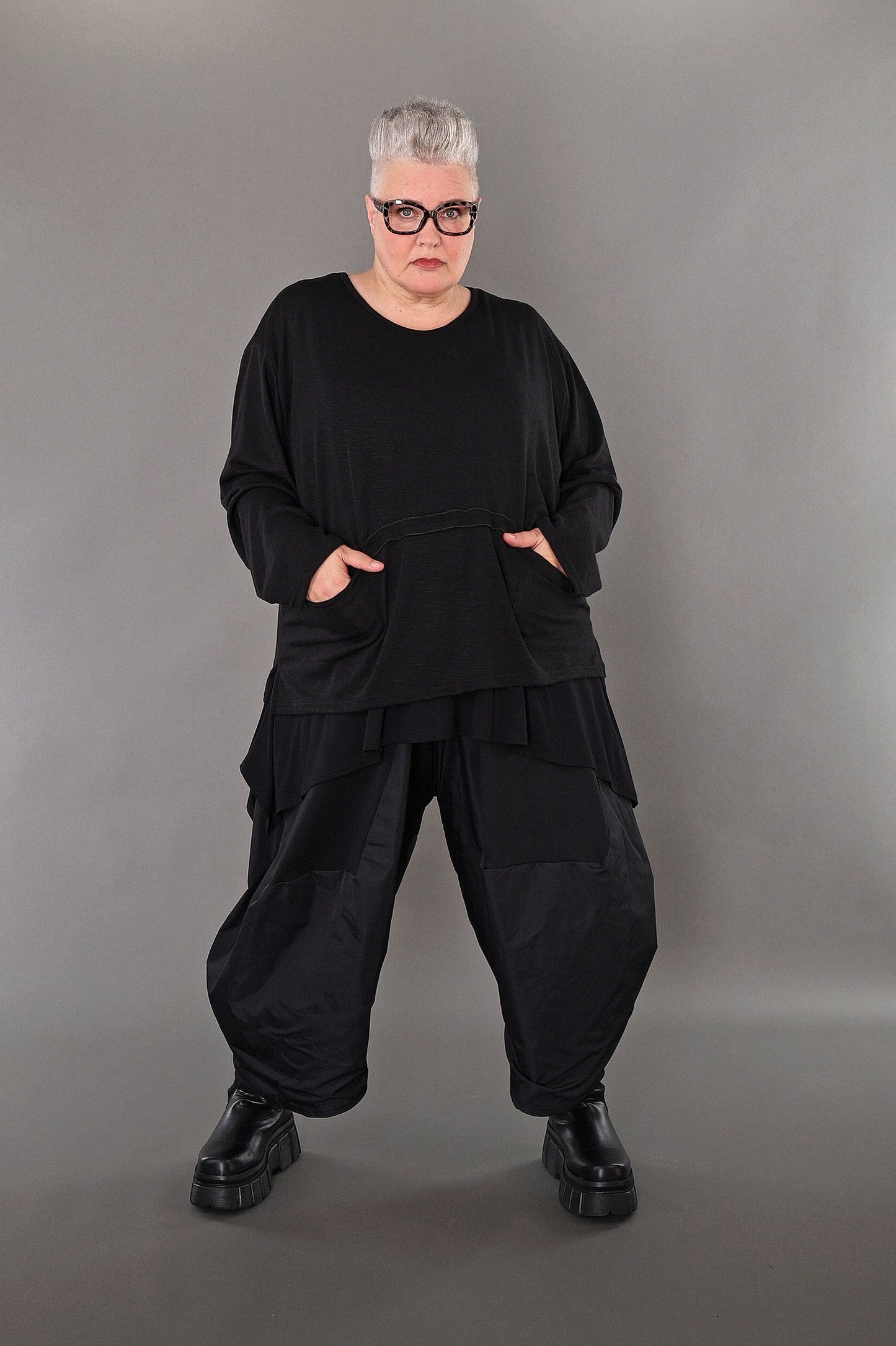 7130 "Celine" Top - Black