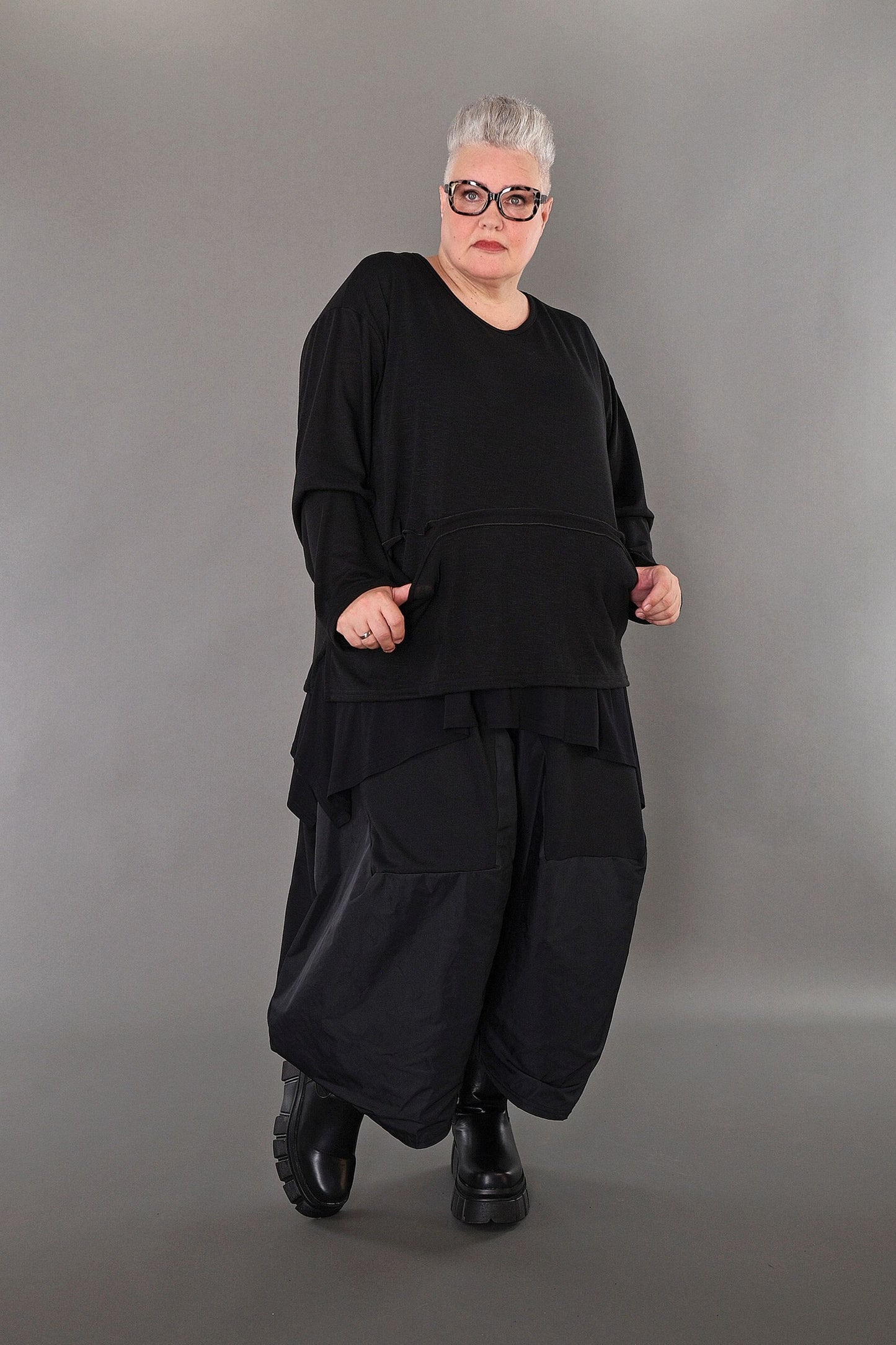 7130 "Celine" Top - Black