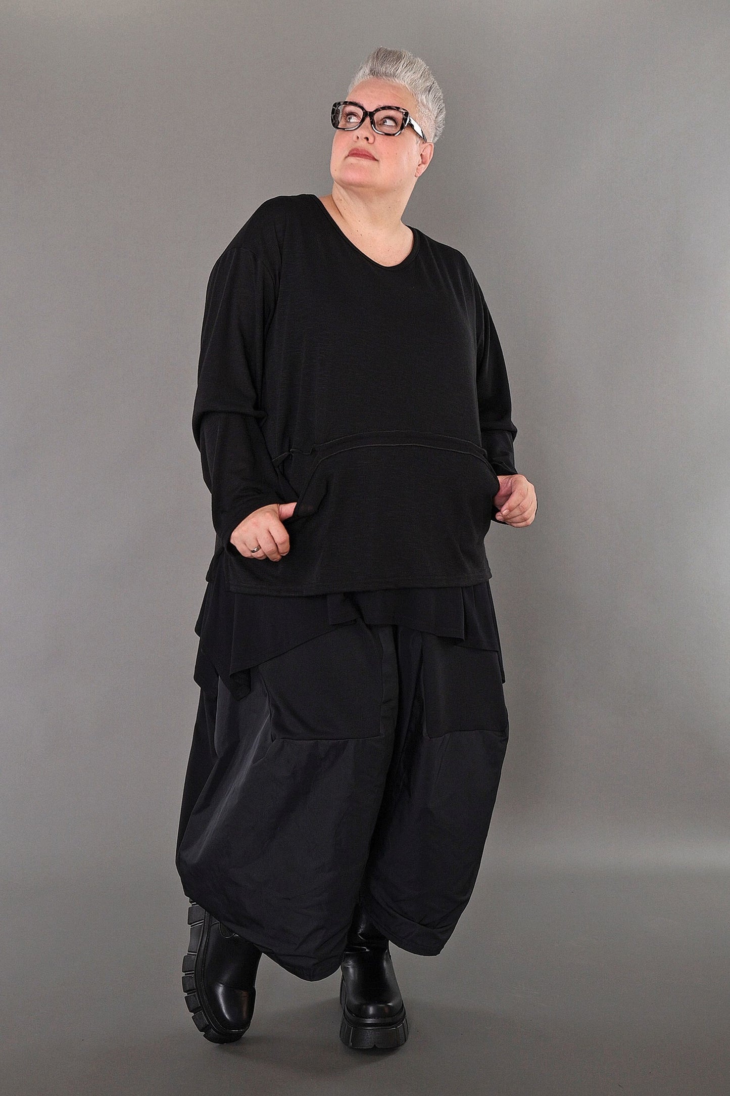 7130 "Celine" Top - Black