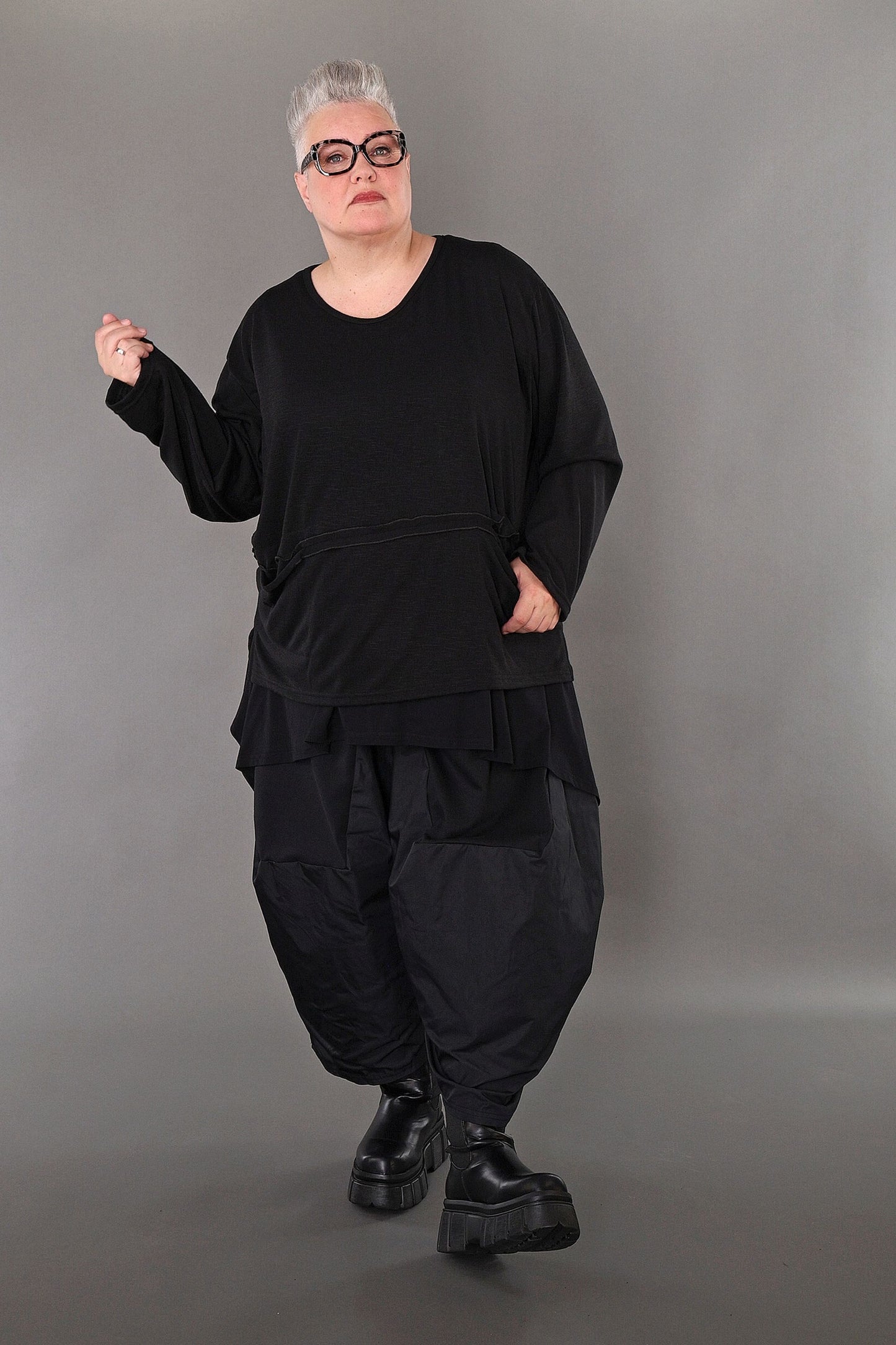 7130 "Celine" Top - Black