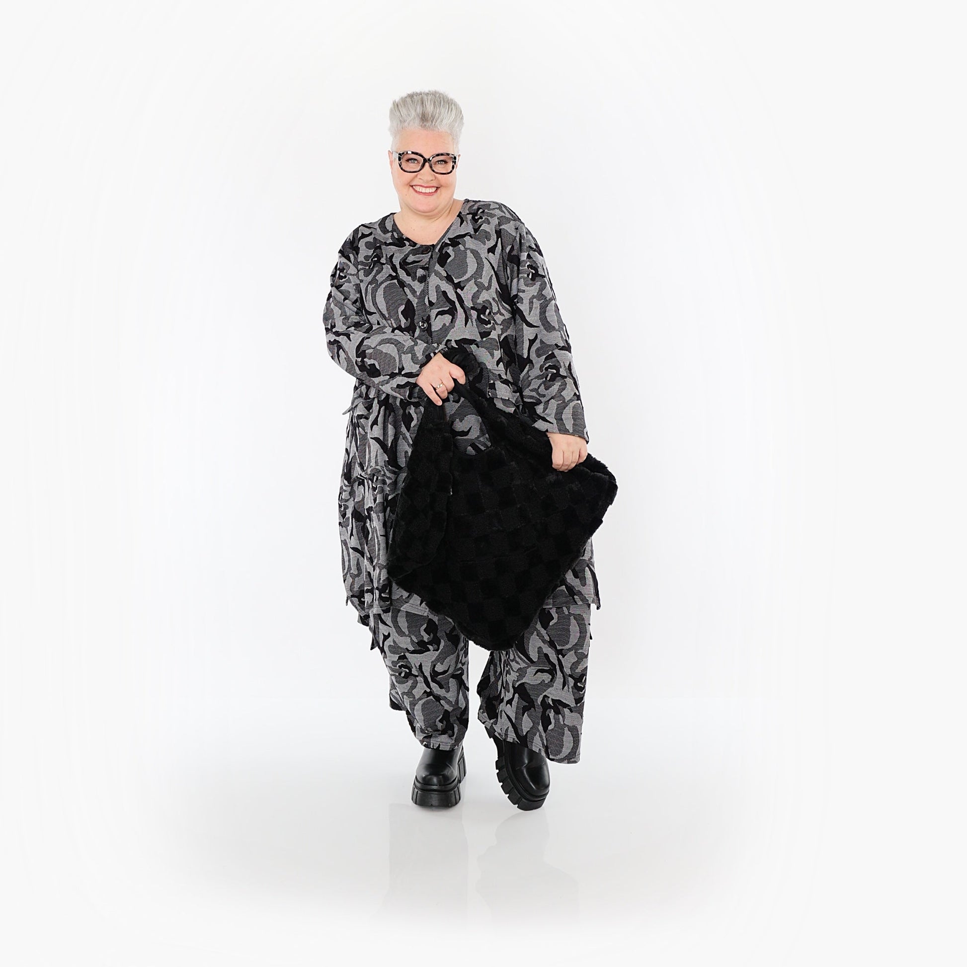 Akh 1012 7140 Jacket Grey Black 4