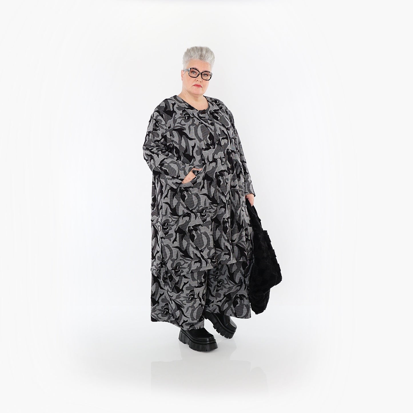 Akh 1012 7140 Jacket Grey Black 8