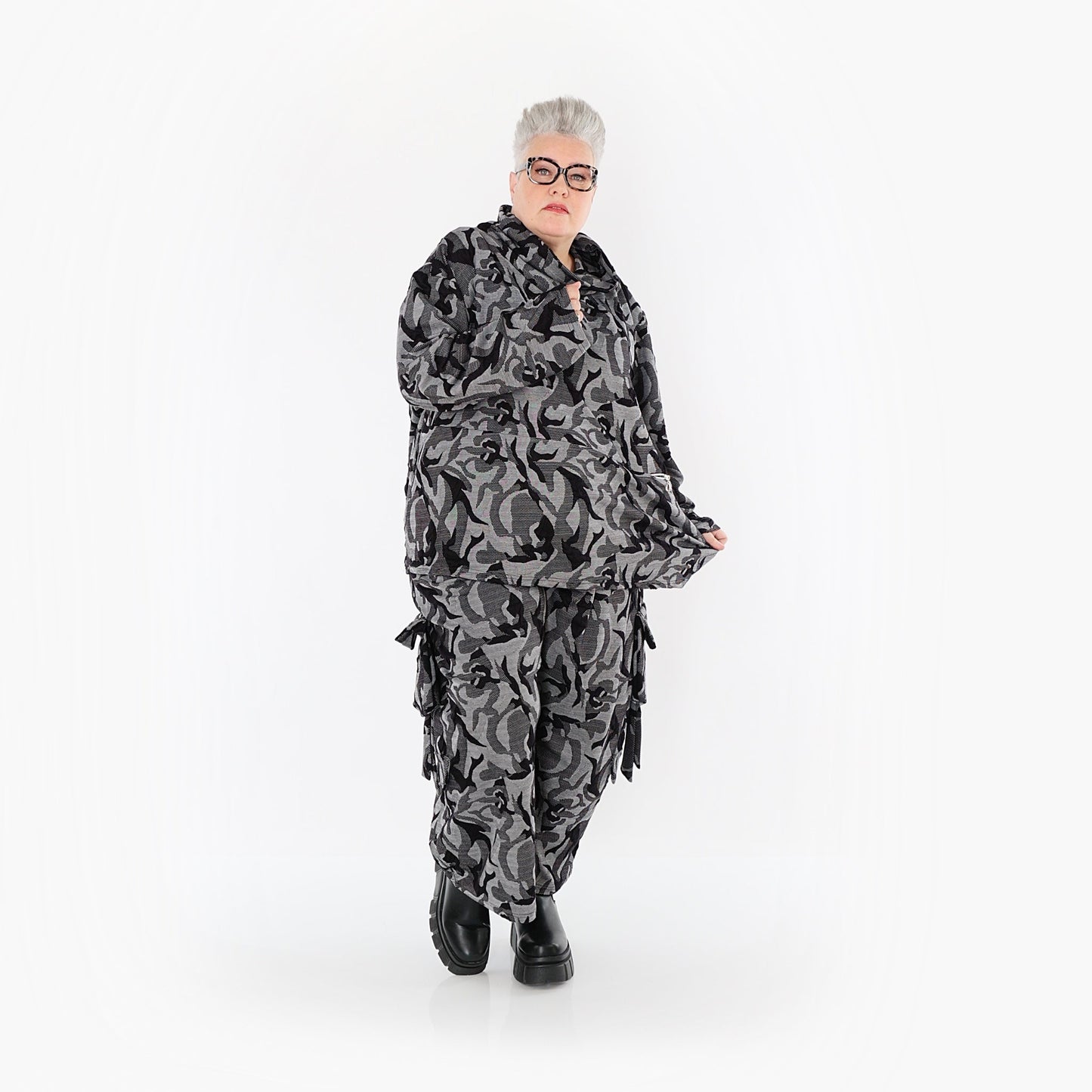 Akh 1012 7142 Shirt Grey Black 11