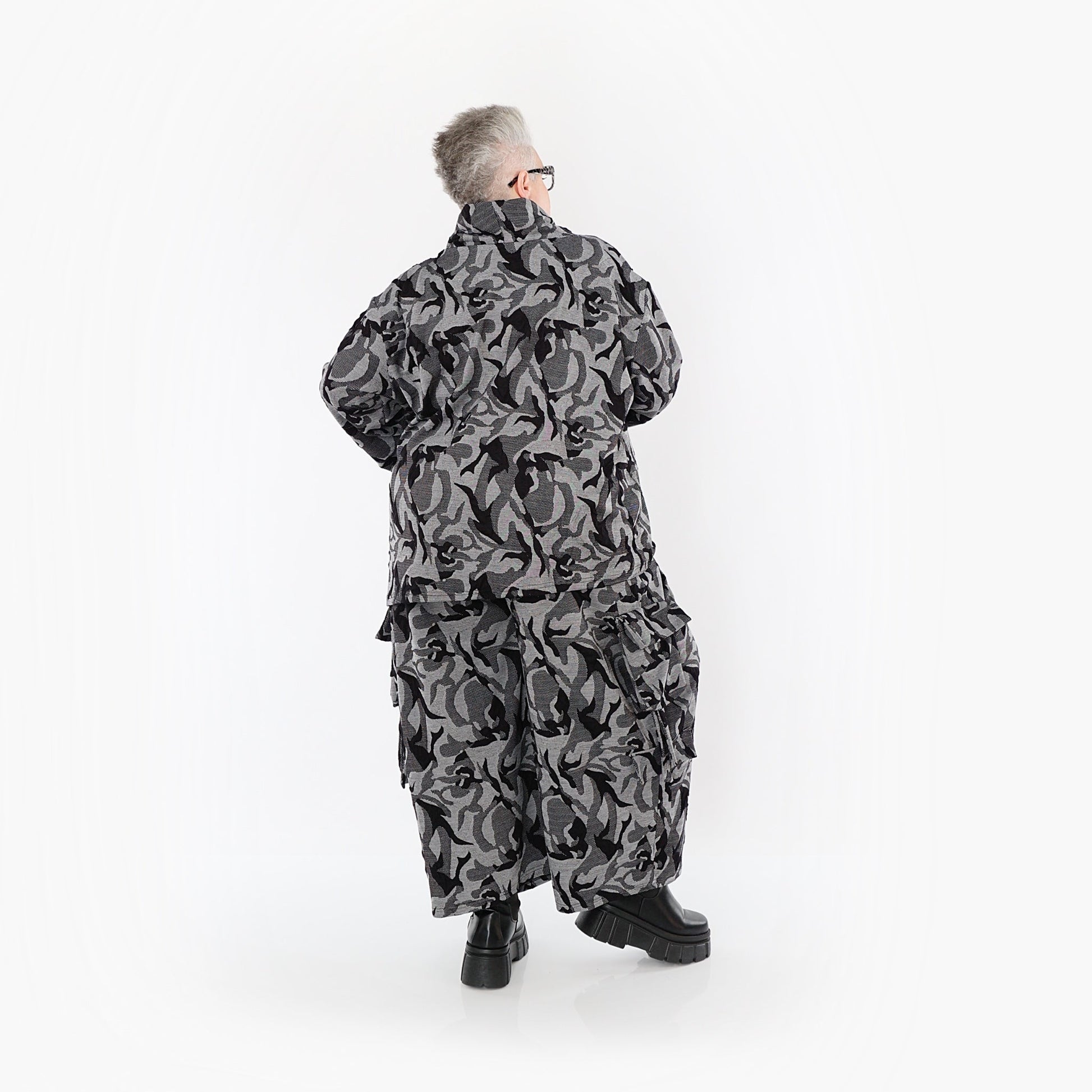 Akh 1012 7142 Shirt Grey Black 7