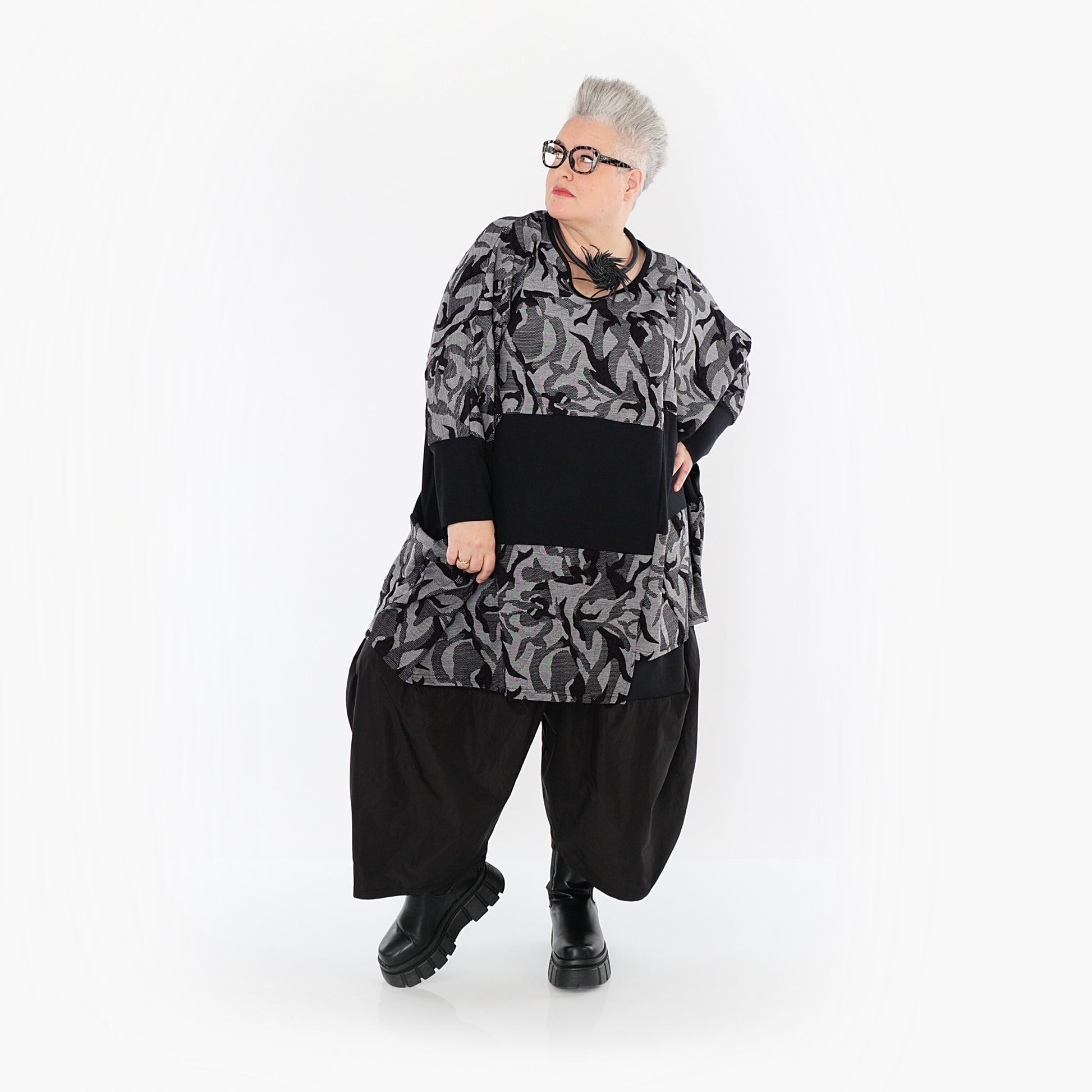 Akh 1012 7143 Shirt Grey Black 9