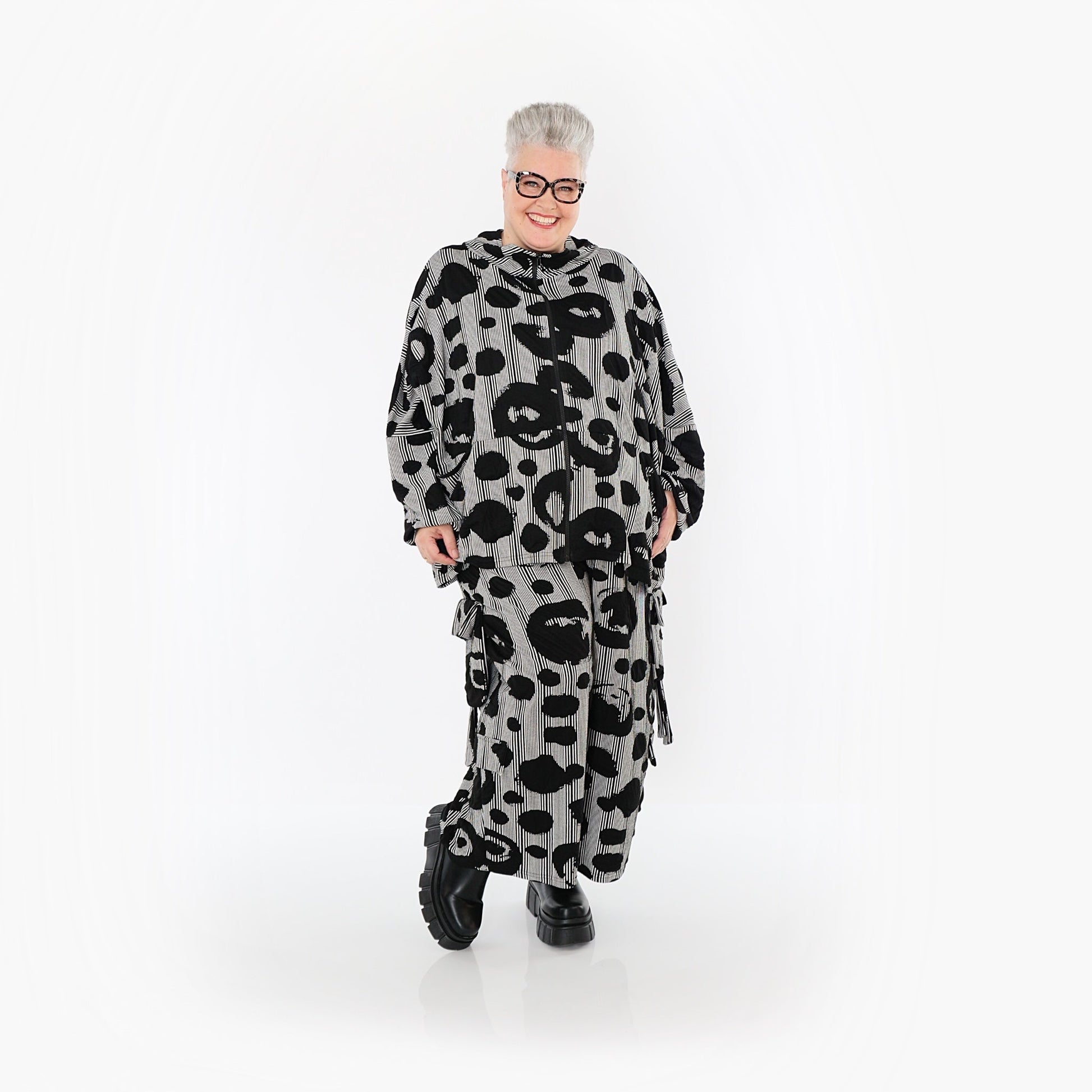 Akh 1013 7104 Jacket Black White 5