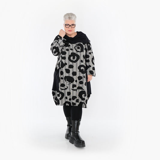 Akh 1013 7139 Dress Black White