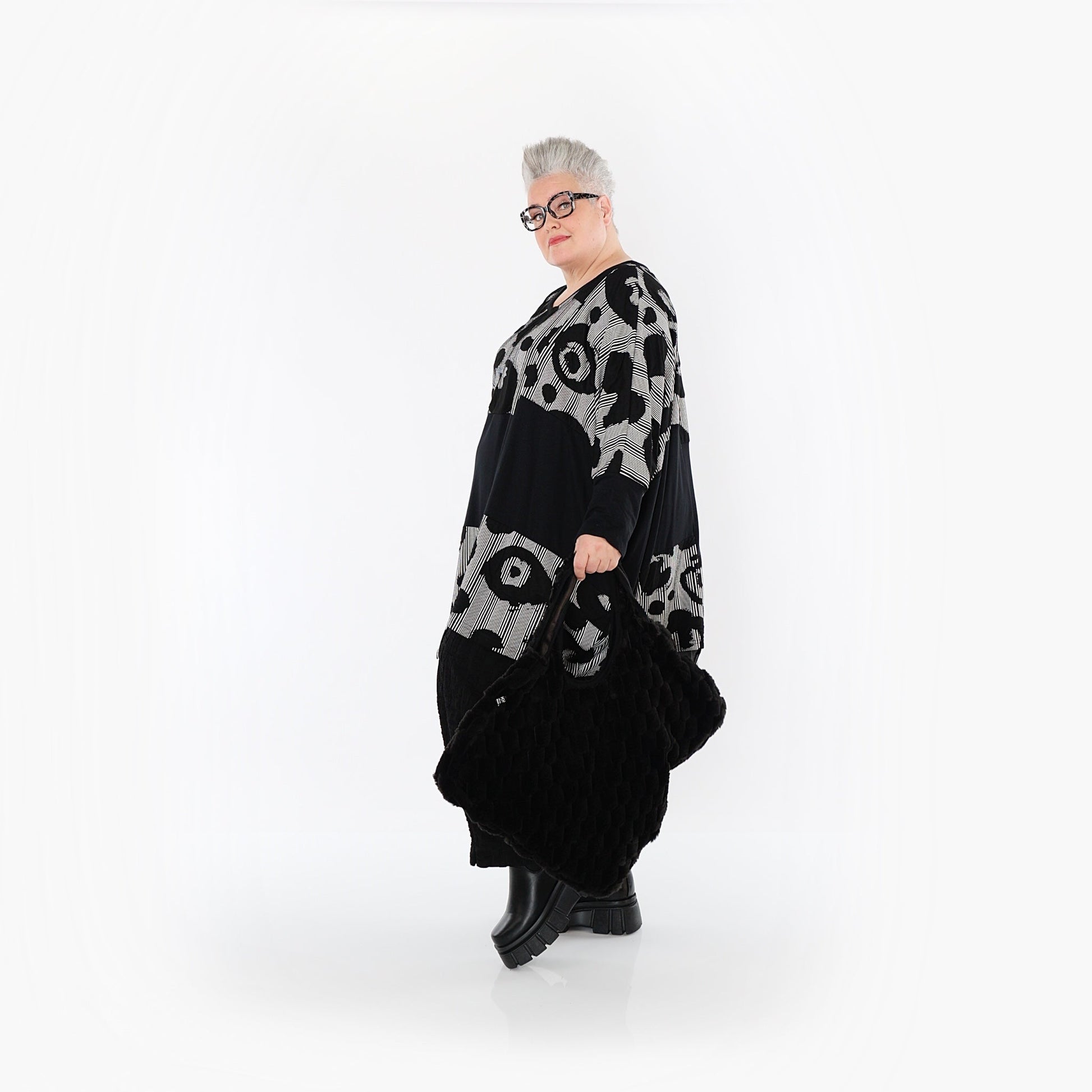 Akh 1013 7143 Shirt Black White 4