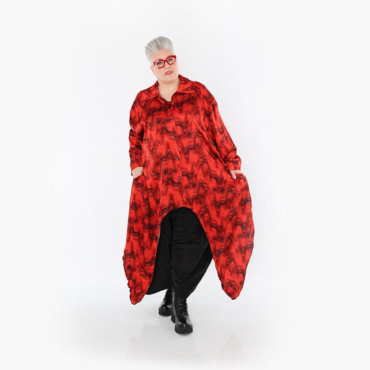 Akh 1015 7135 Shirt Red Black