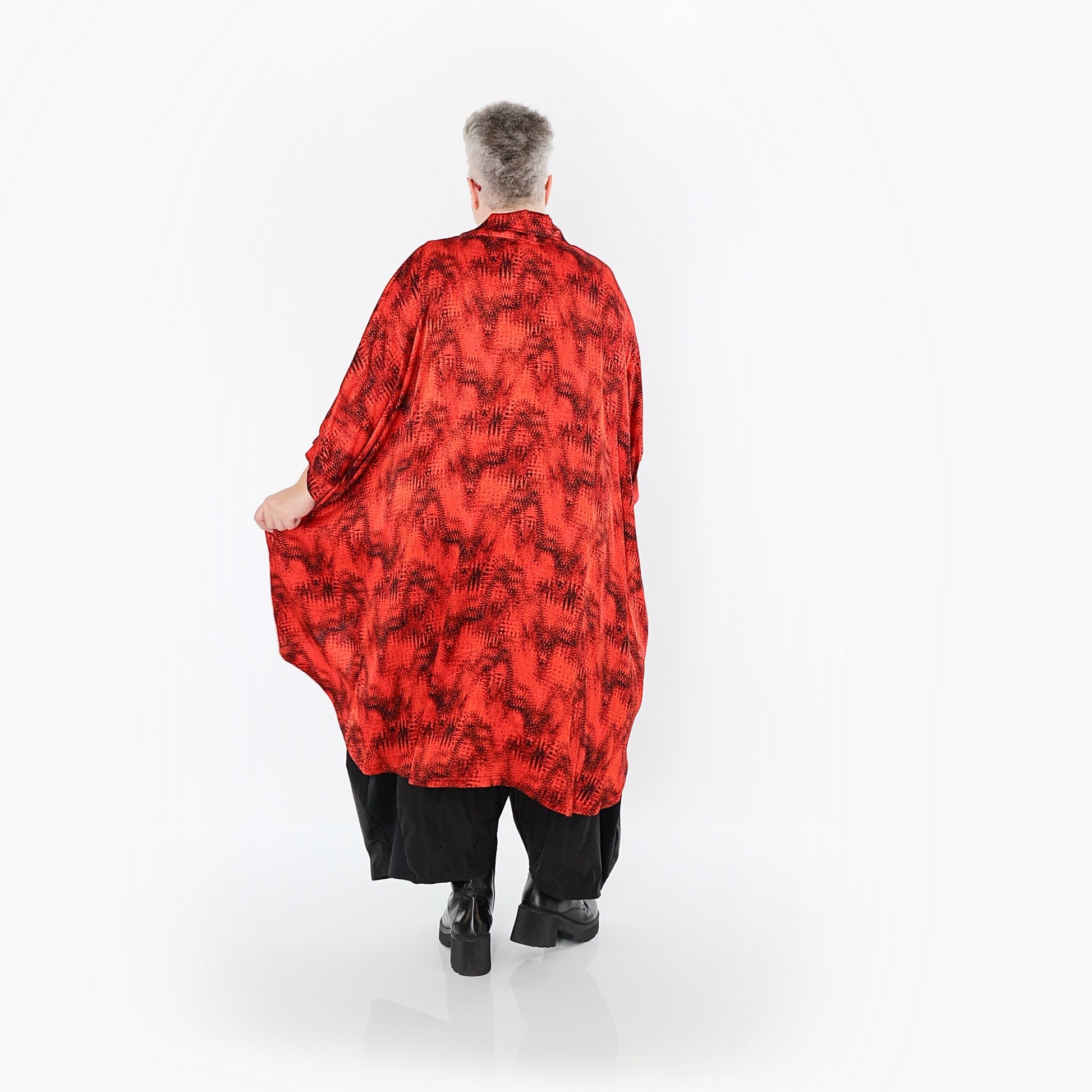 Akh 1015 7146 Shirt Red Black 4