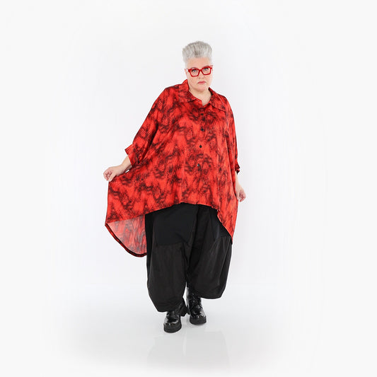 Akh 1015 7146 Shirt Red Black