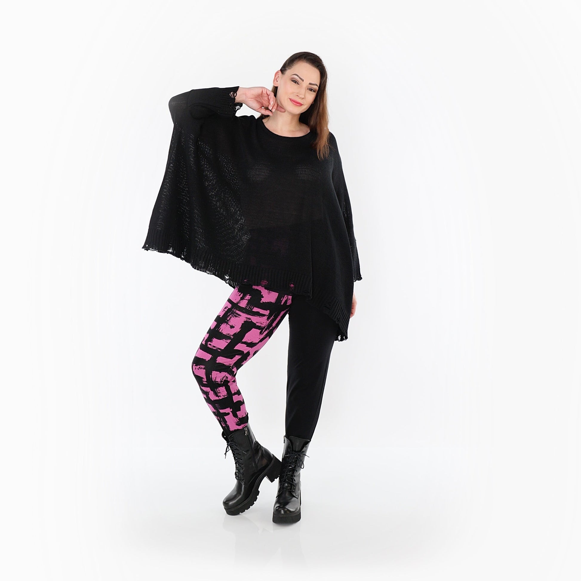 0100P "Nadine" Leggings – Fuchsia