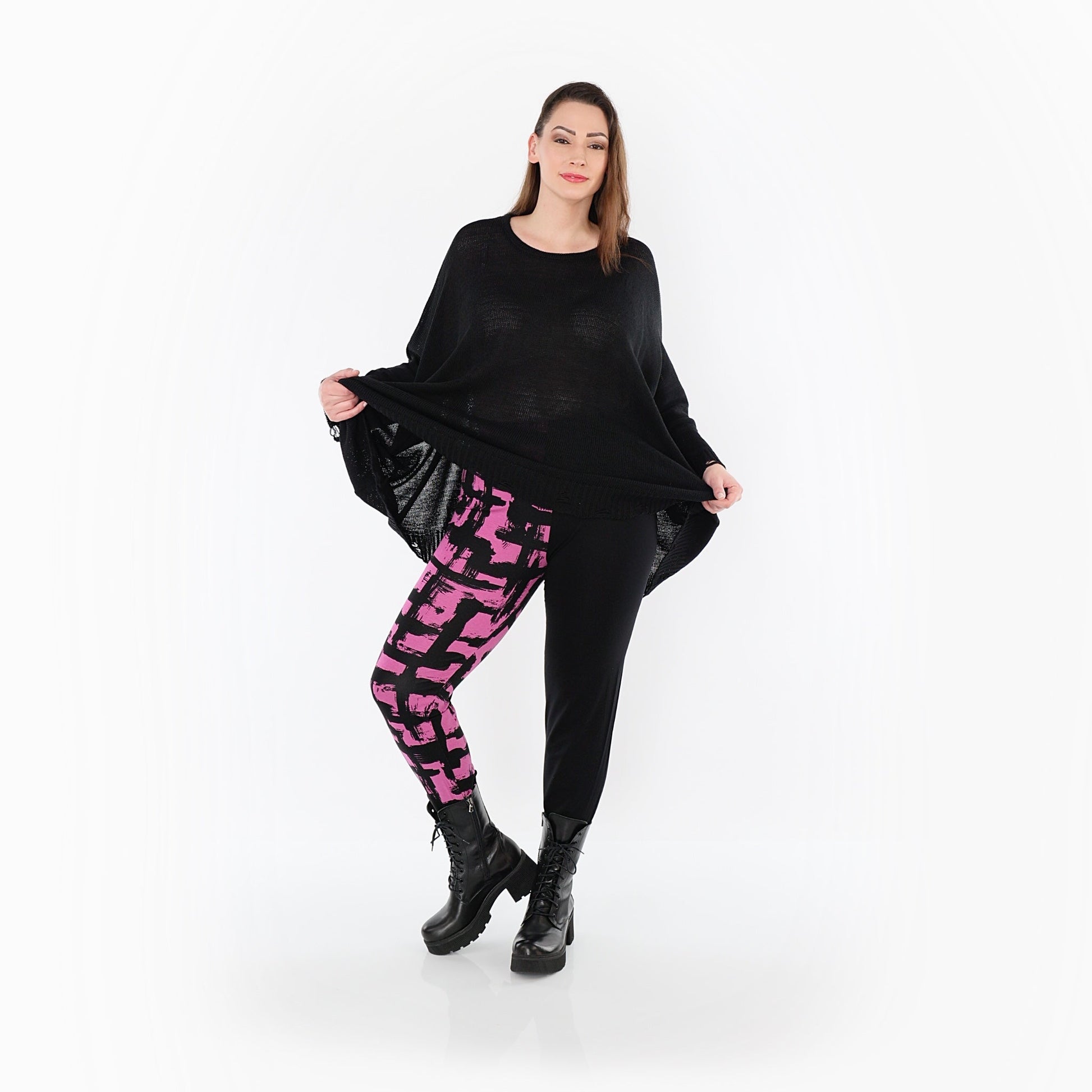 0100P "Nadine" Leggings – Fuchsia