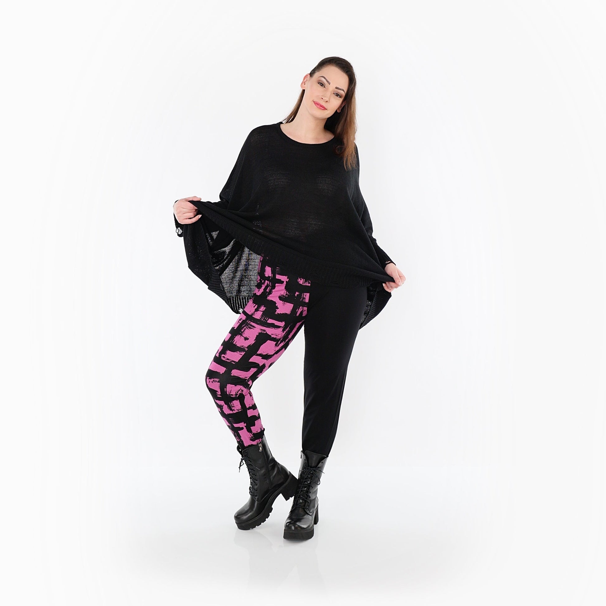 0100P "Nadine" Leggings – Fuchsia
