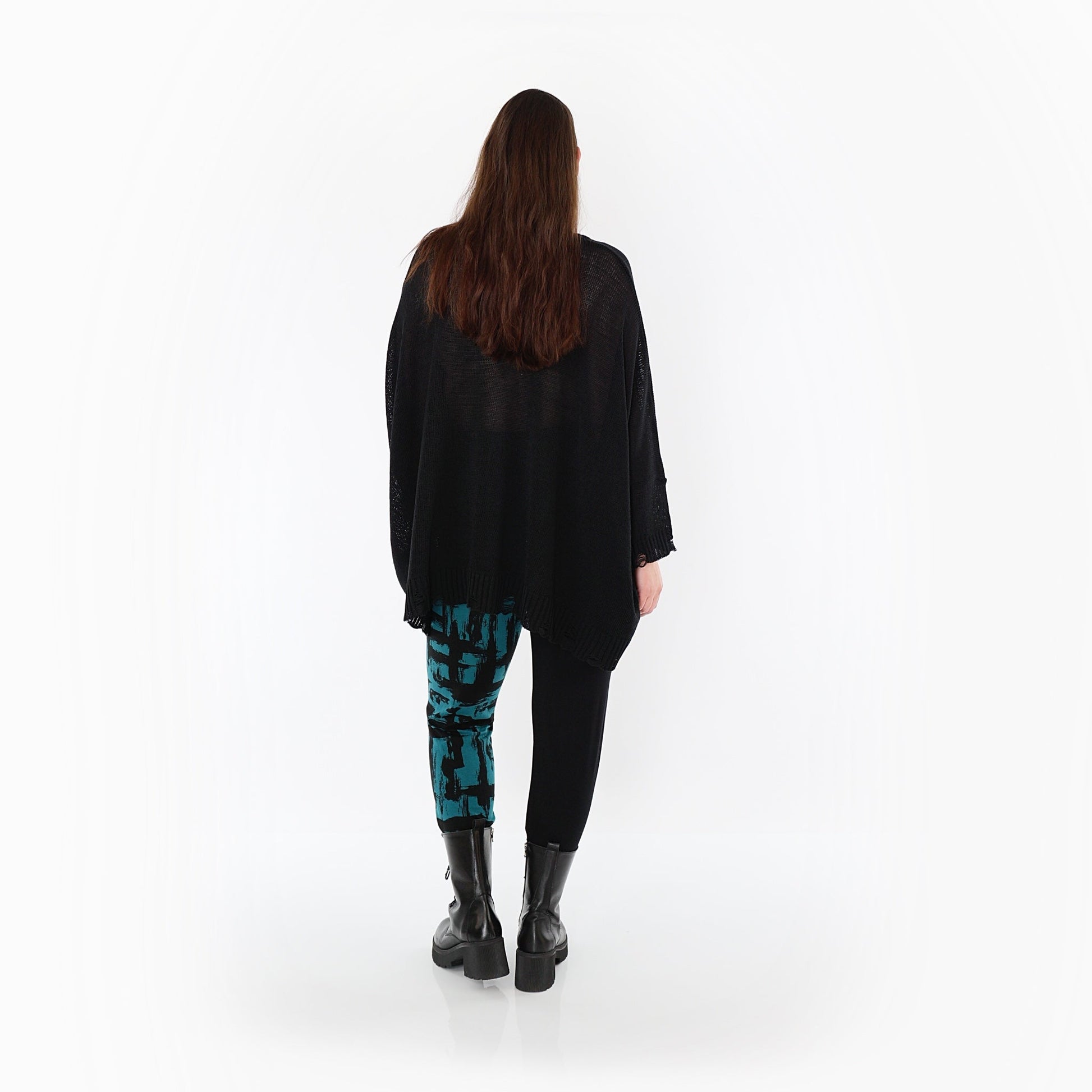0100P "Nadine" Leggings – Petrol
