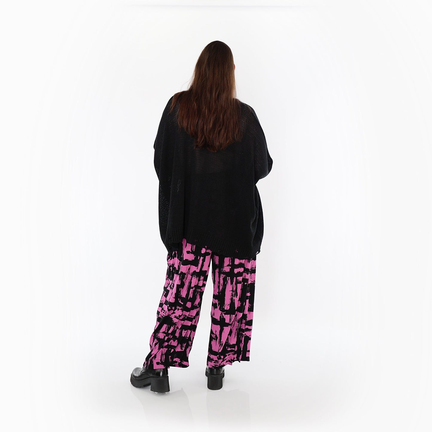 07007 "Nadine" Trousers – Fuchsia