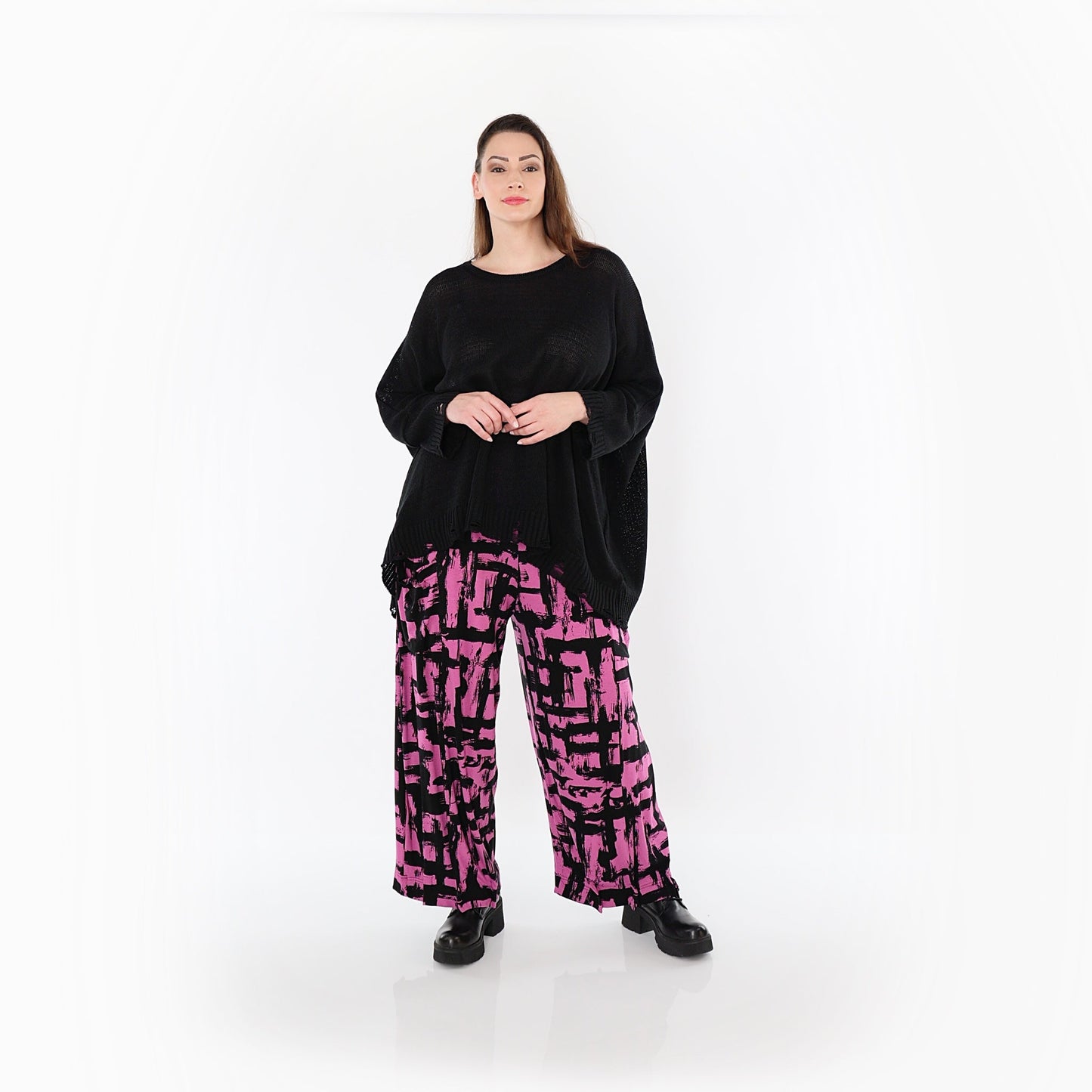 07007 "Nadine" Trousers – Fuchsia