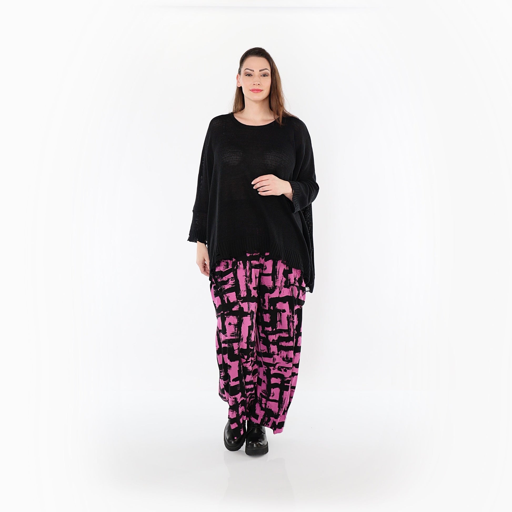 07007 "Nadine" Trousers – Fuchsia